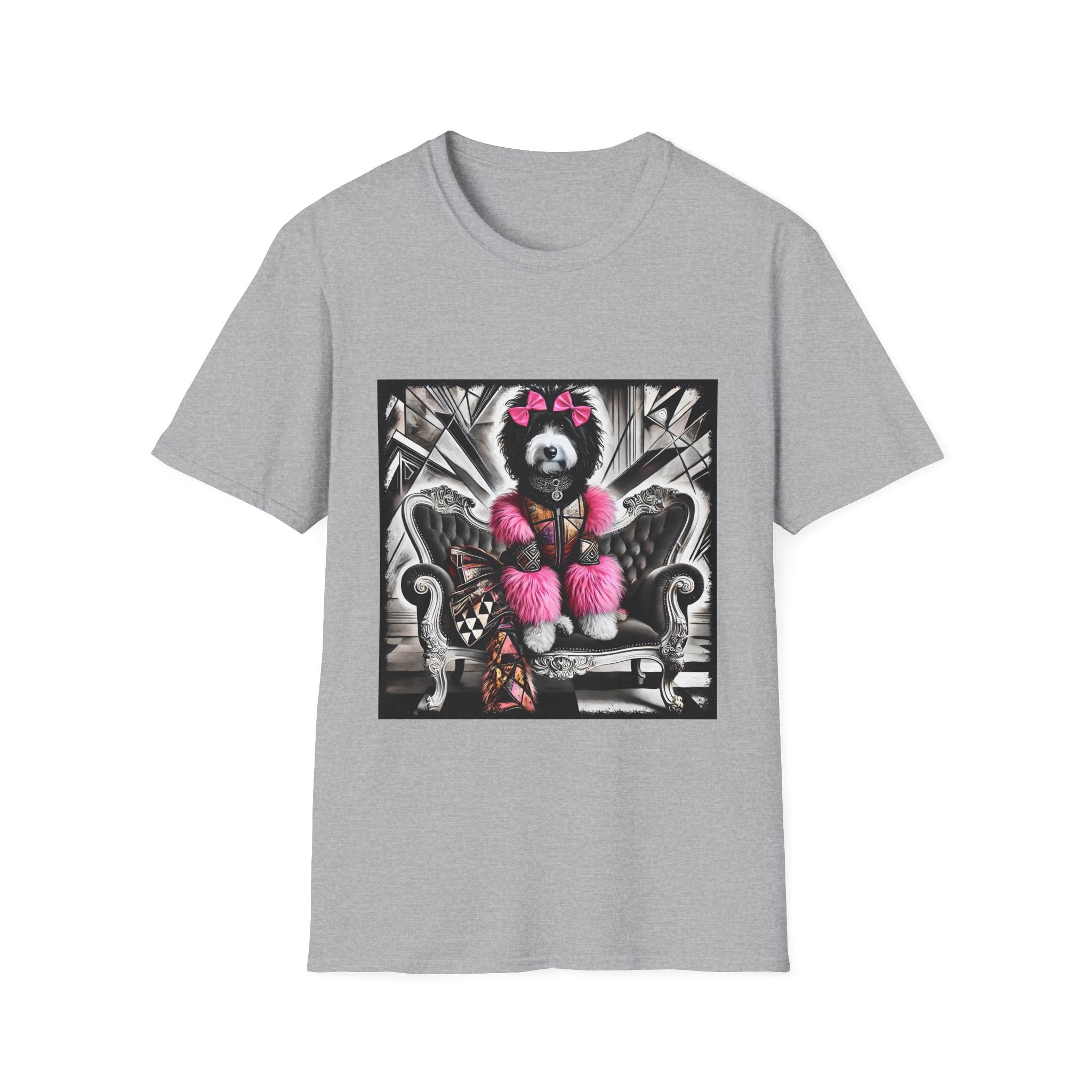Bernedoodle Bold Rock | Unisex Dog T-Shirt