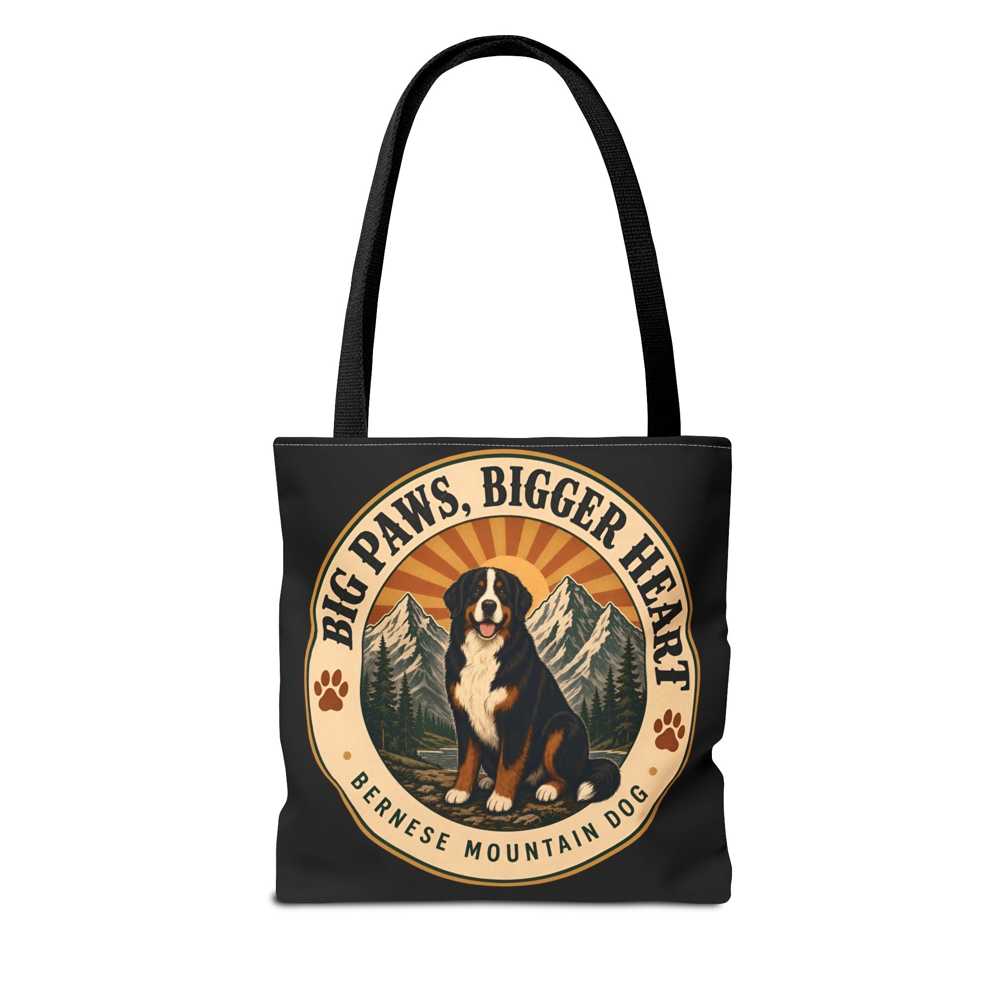 Bernese Mountain Dog Tote Bag | Big Paws Dog Lover Gift