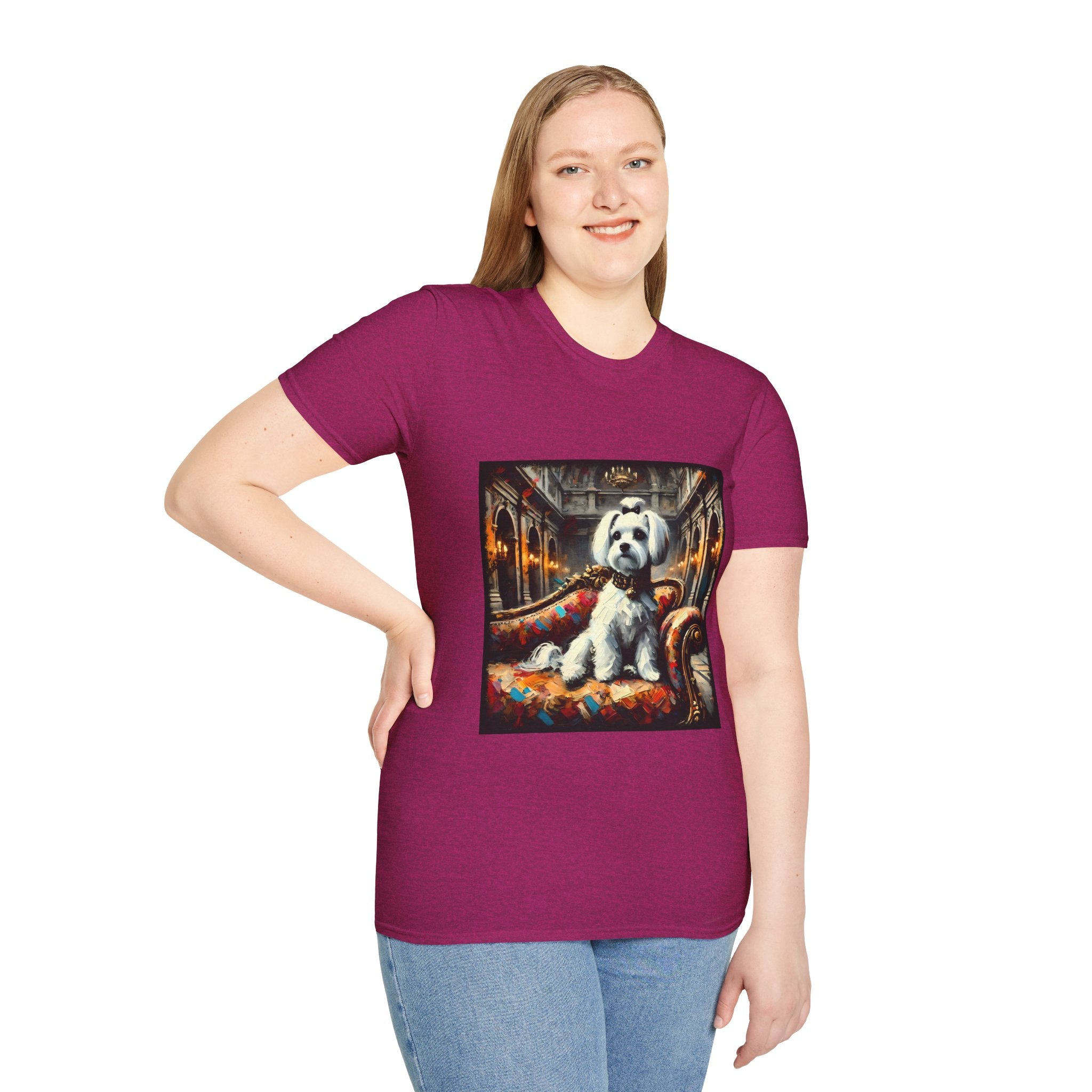 Maltese Bold Classic | Unisex Dog T-Shirt