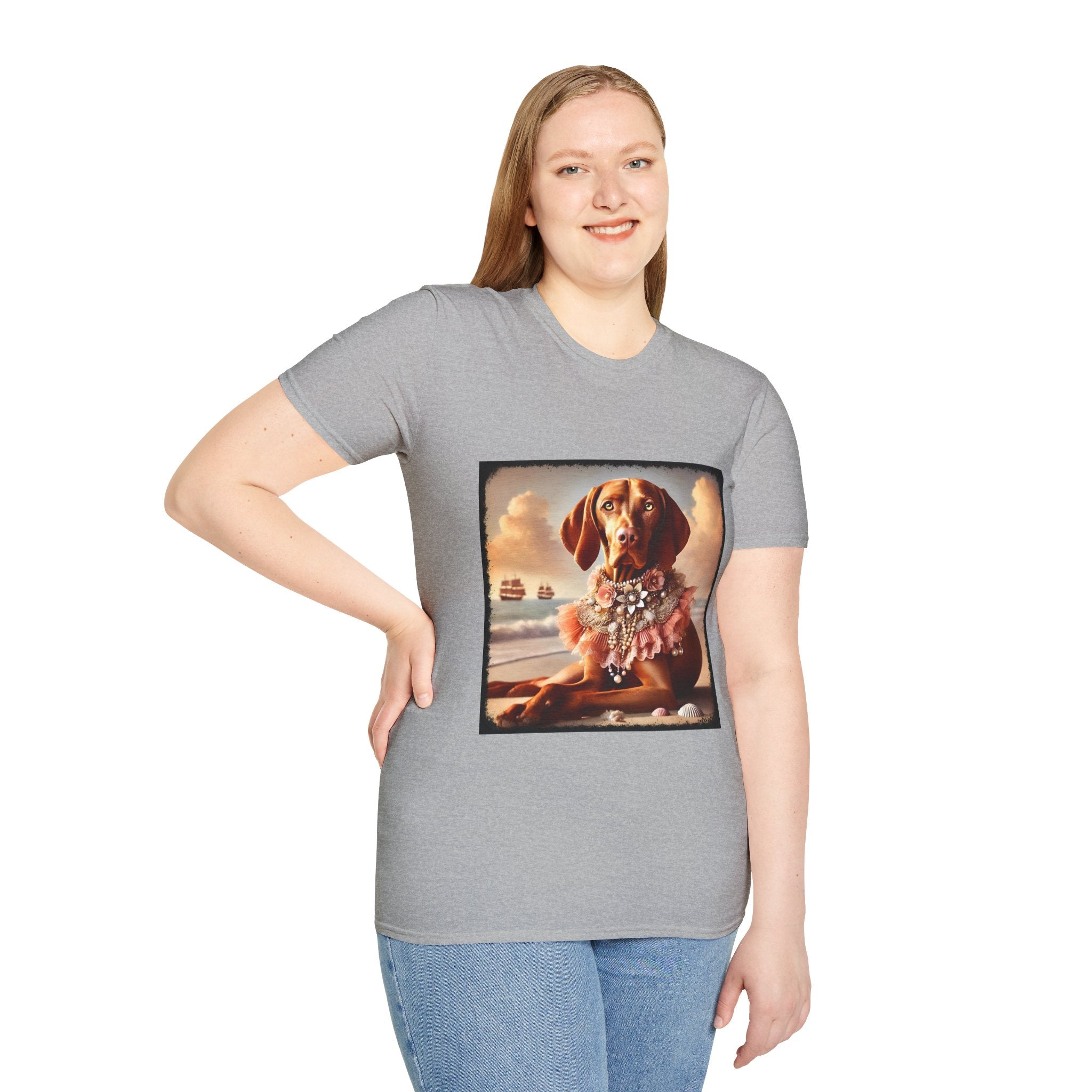 Vizsla Beach Beauty | Unisex Dog T-Shirt