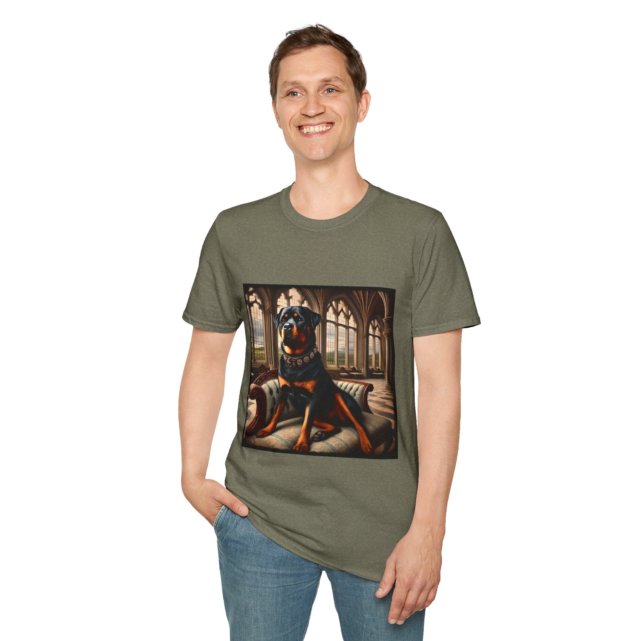 Rottweiler Poised Prince | Unisex Dog T-Shirt