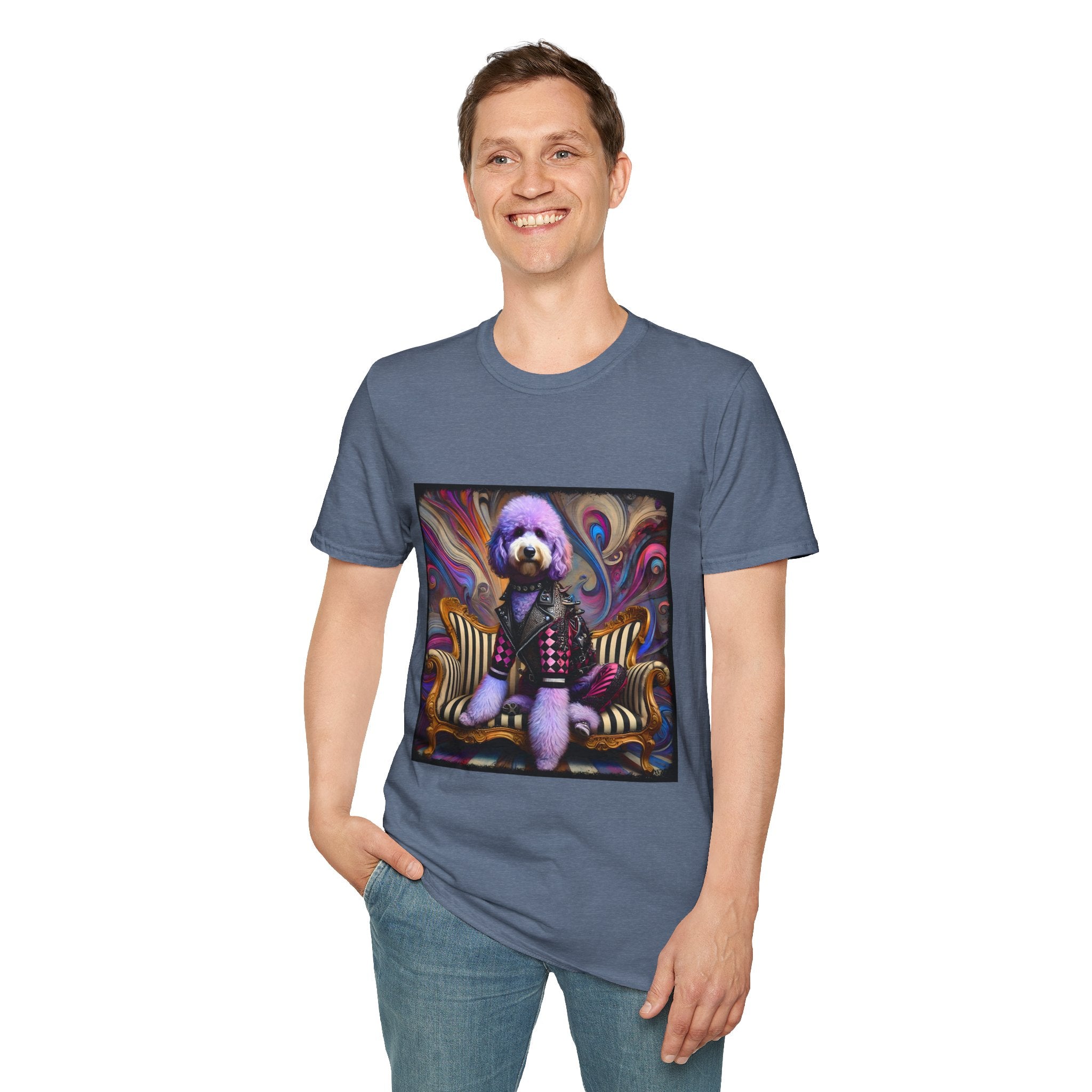 Labradoodle Lavender Rocker | Unisex Dog T-Shirt