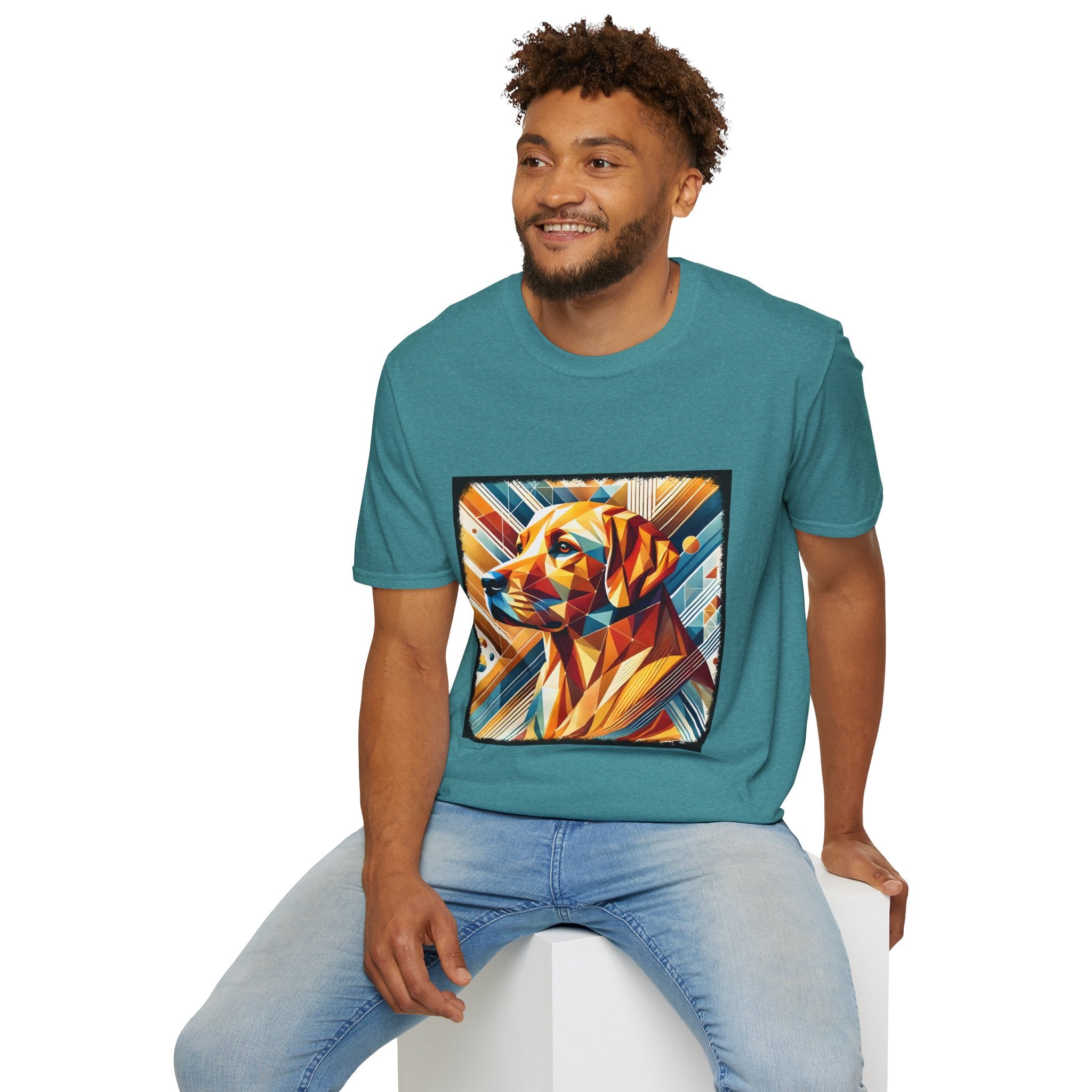 Labrador Retriever Vivid Geometric | Unisex Dog T-Shirt