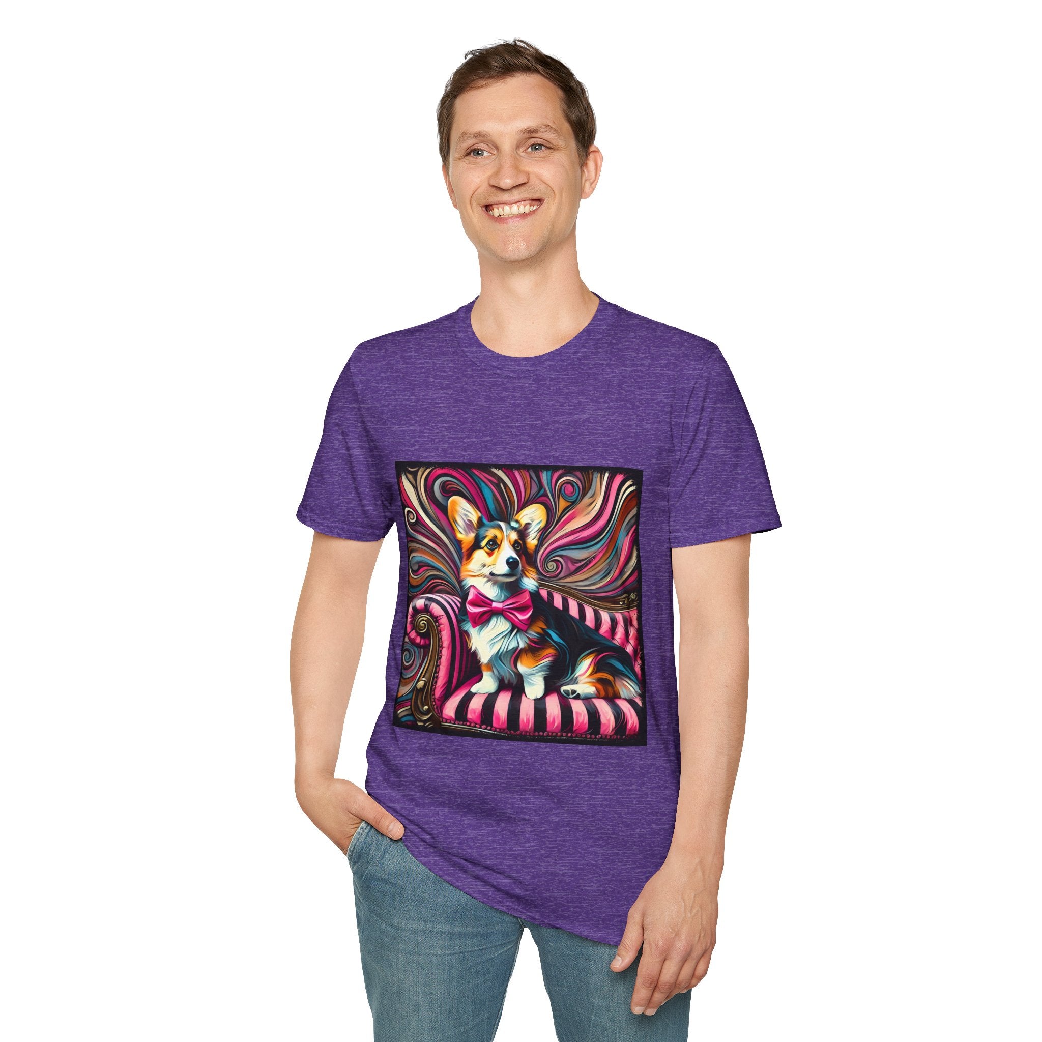 Pembroke Welsh Corgi Bold Rocker | Unisex Dog T-Shirt