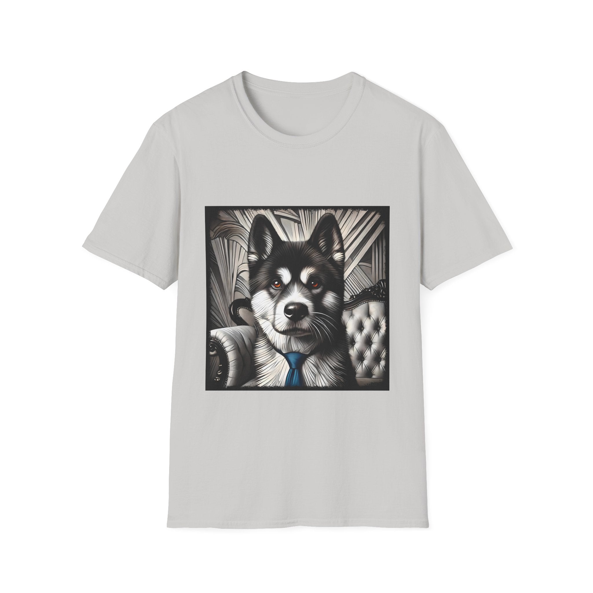 Akita Shirt | B&W Bold Eyes Dog Lover Tee