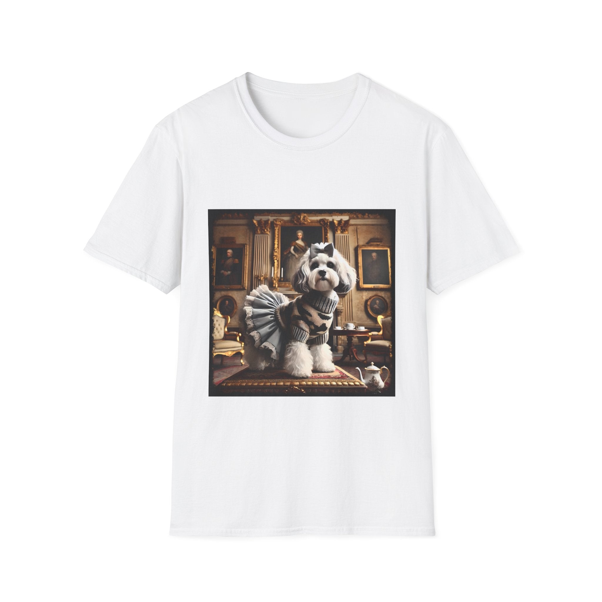 Cavapoo Posh Camo Chic | Unisex Dog T-Shirt