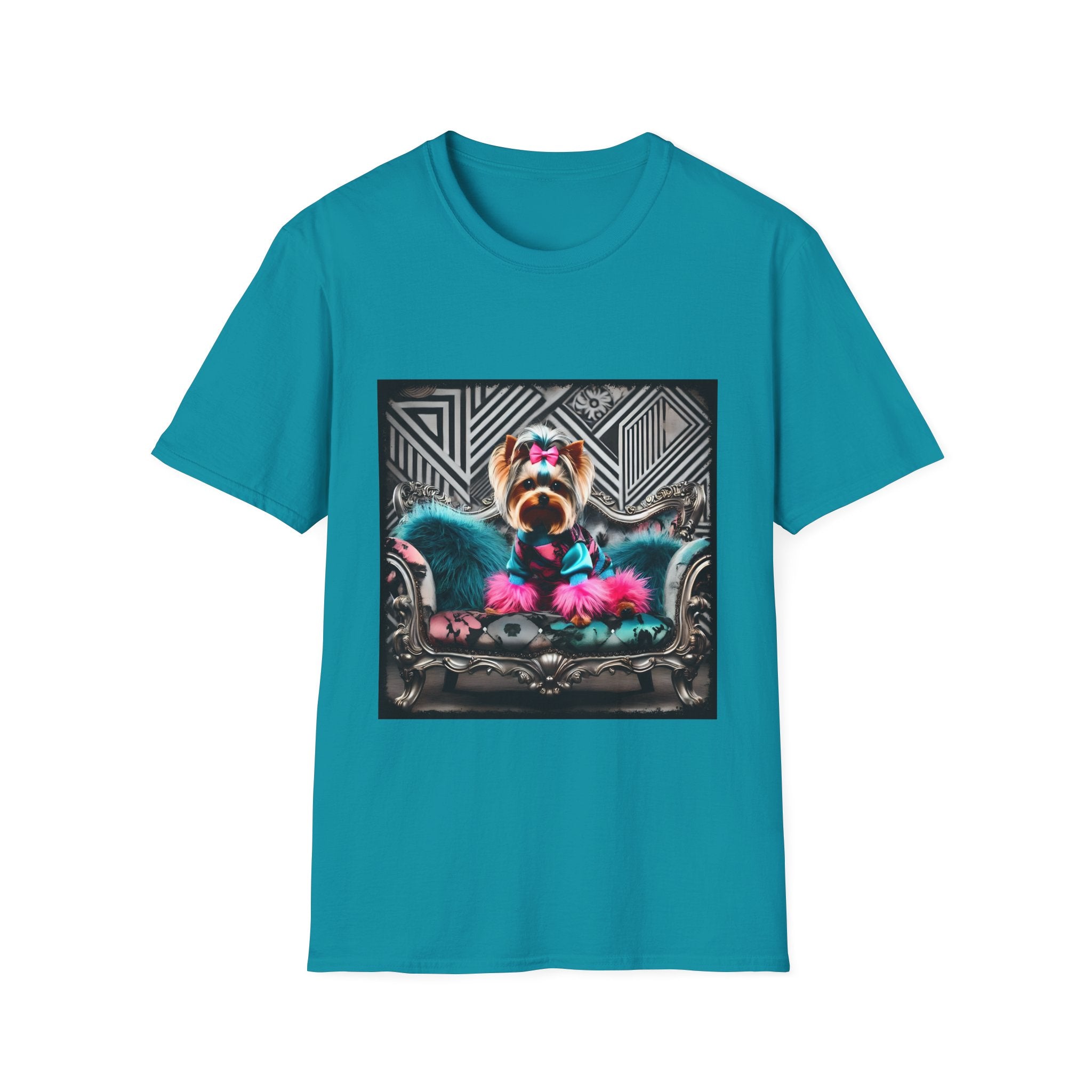 Yorkshire Terrier Chic Rocker | Unisex Dog T-Shirt