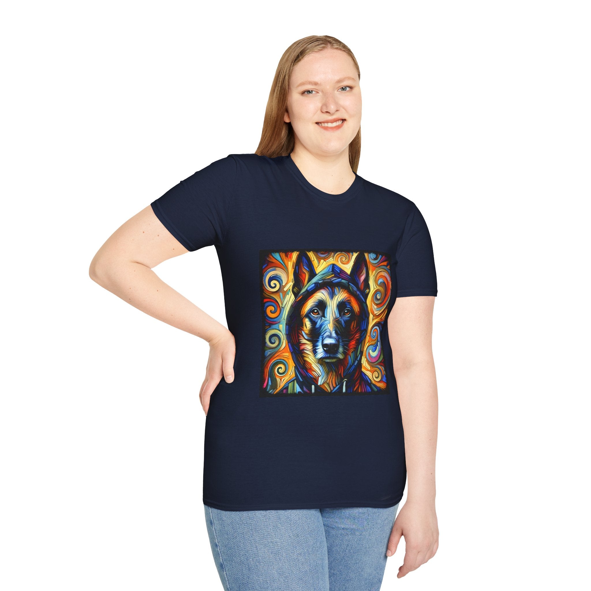 Belgian Malinois Relaxed Swirl | Unisex Dog T-Shirt