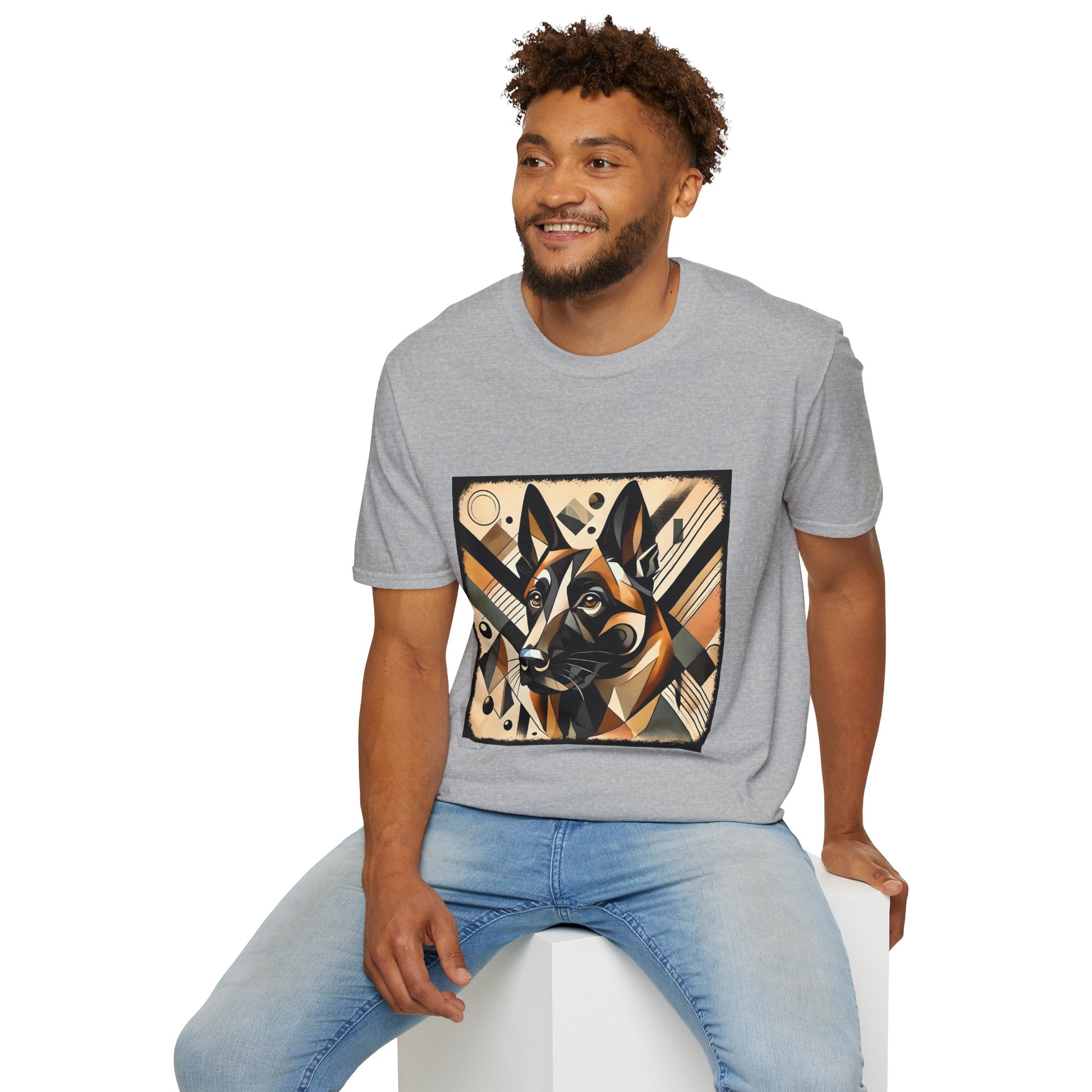 Belgian Malinois Bold Geometric | Unisex Dog T-Shirt
