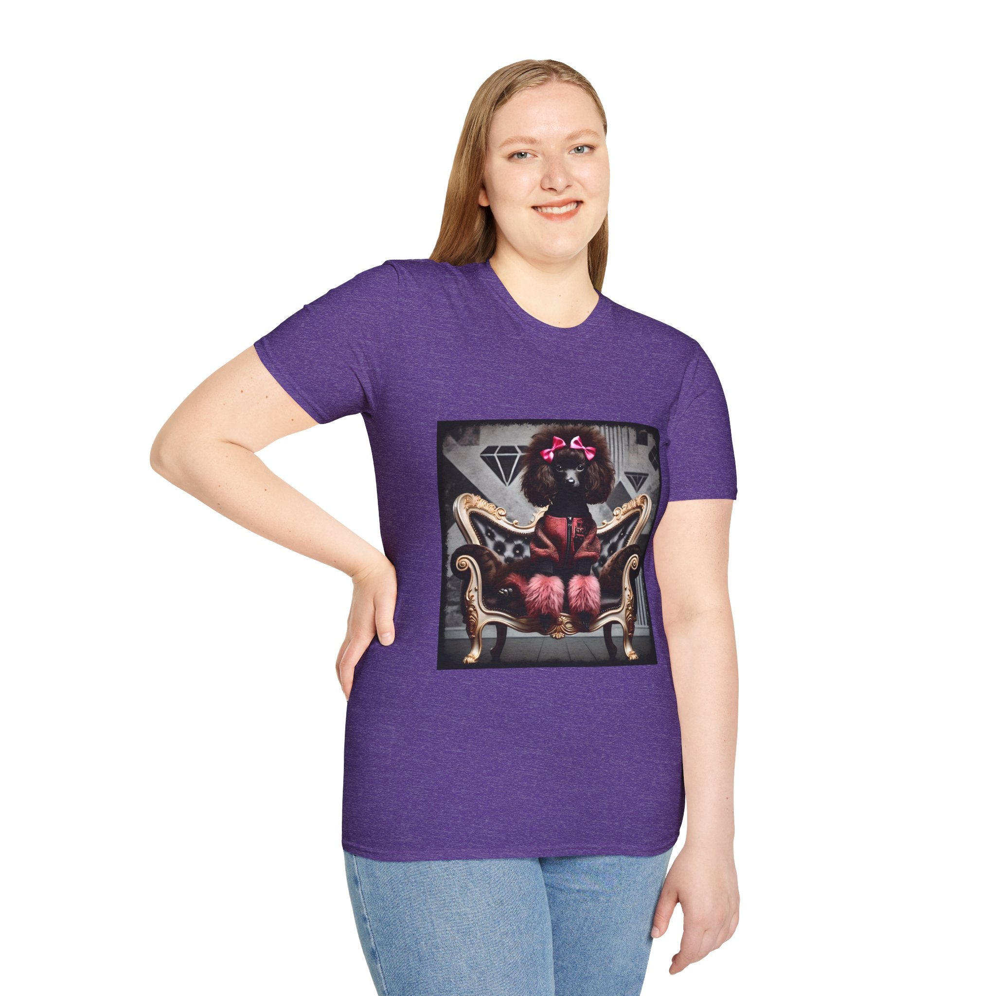 Poodle Pink Icon  | Unisex Dog T-Shirt