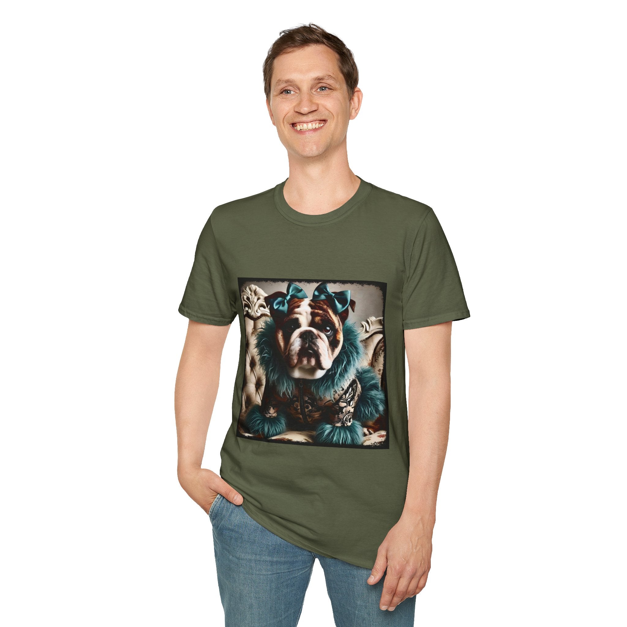 Bulldog Fur Fashionista | Unisex Dog T-Shirt