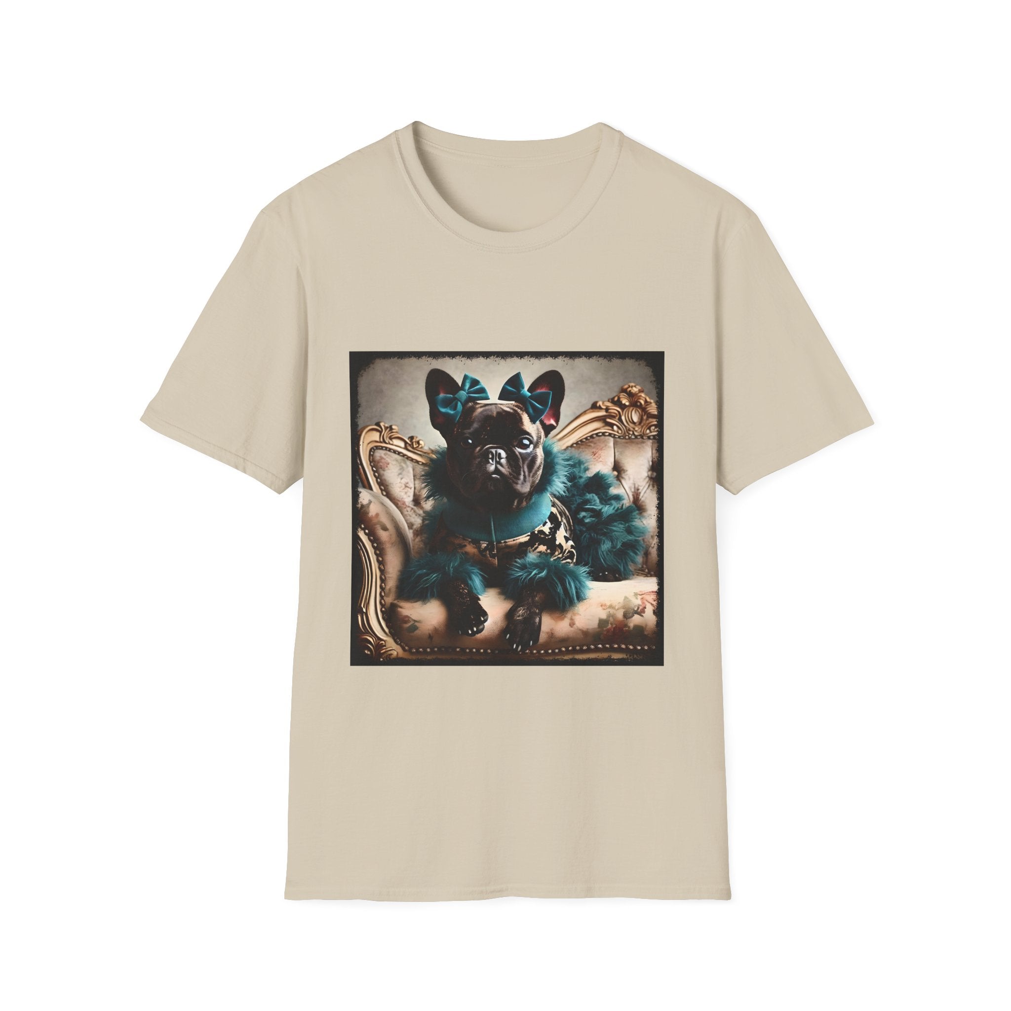 French Bulldog Shirt | Faux Fur Fashionista Dog Lover Tee