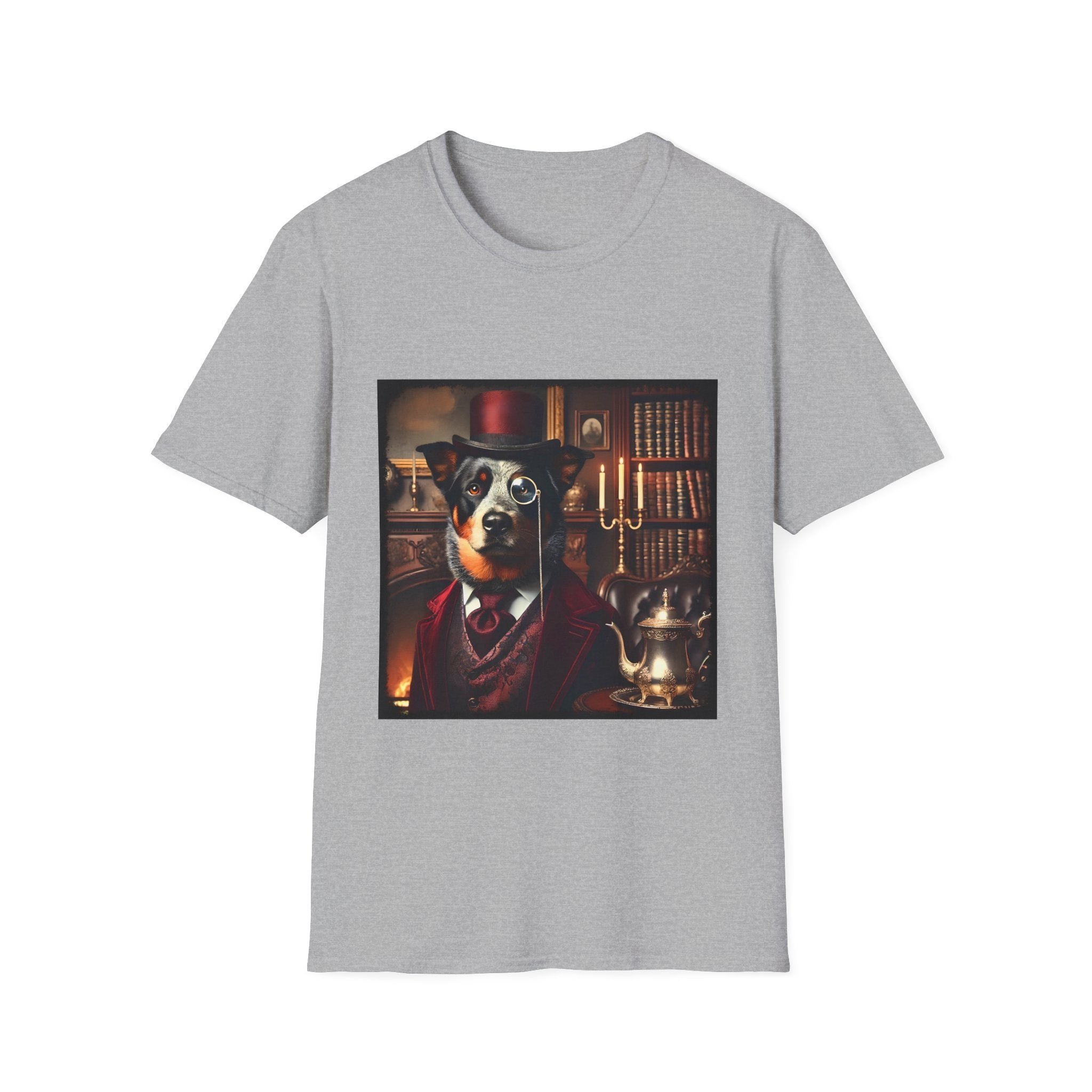 Australian Cattle Dog Mister Monacle | Unisex Dog T-Shirt