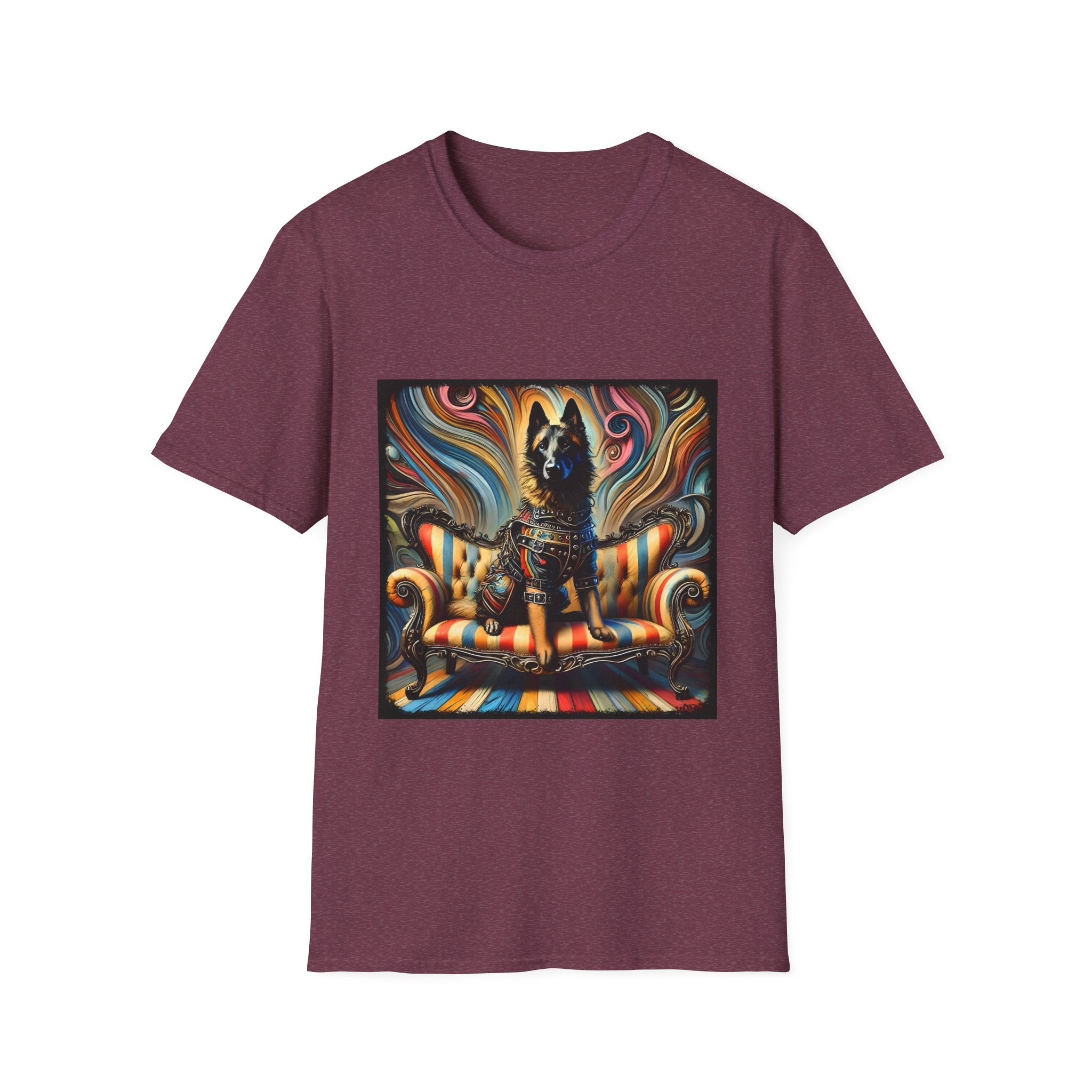 Belgian Malinois Vivid Rocker | Unisex Dog T-Shirt