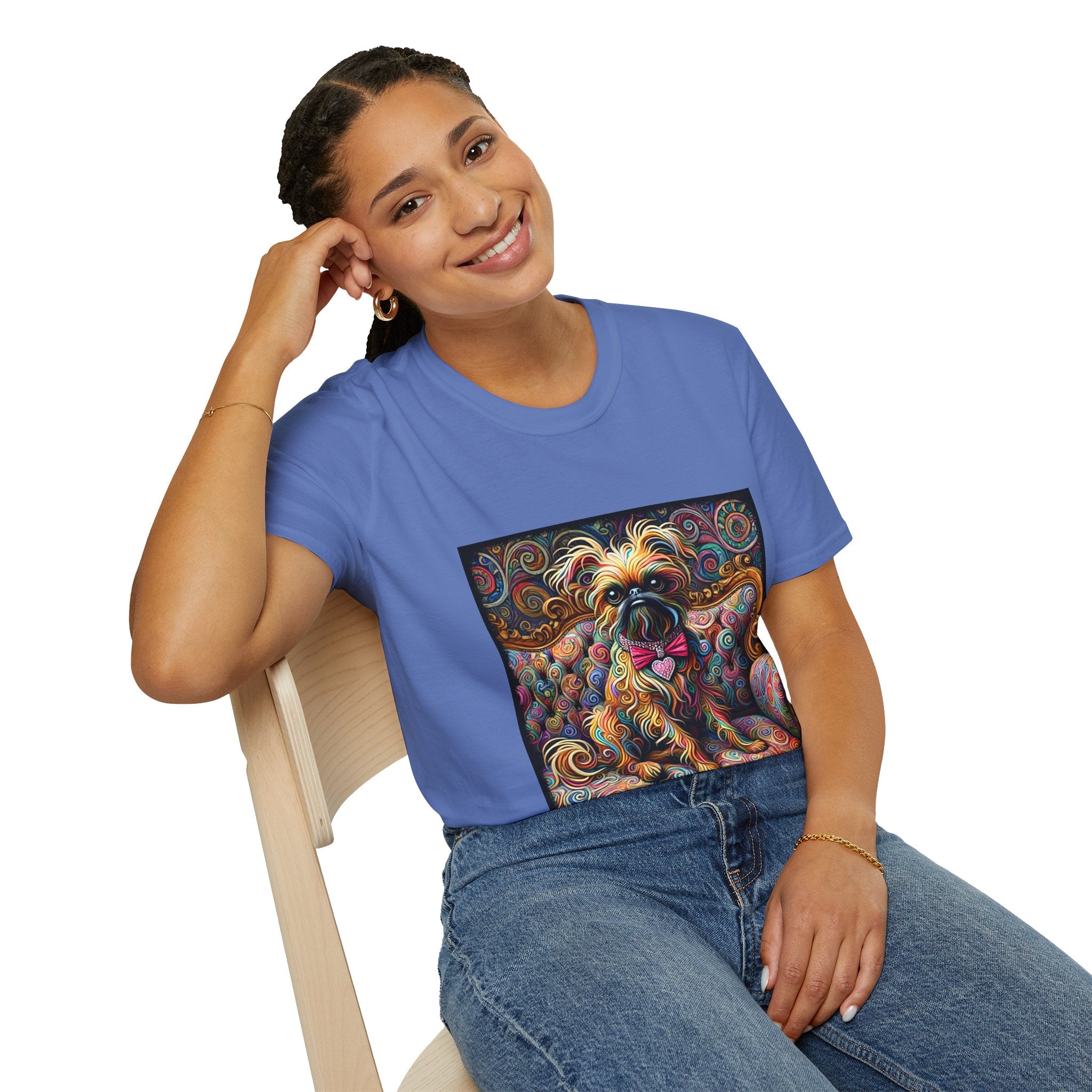 Brussels Griffon Love Swirl | Unisex Dog T-Shirt