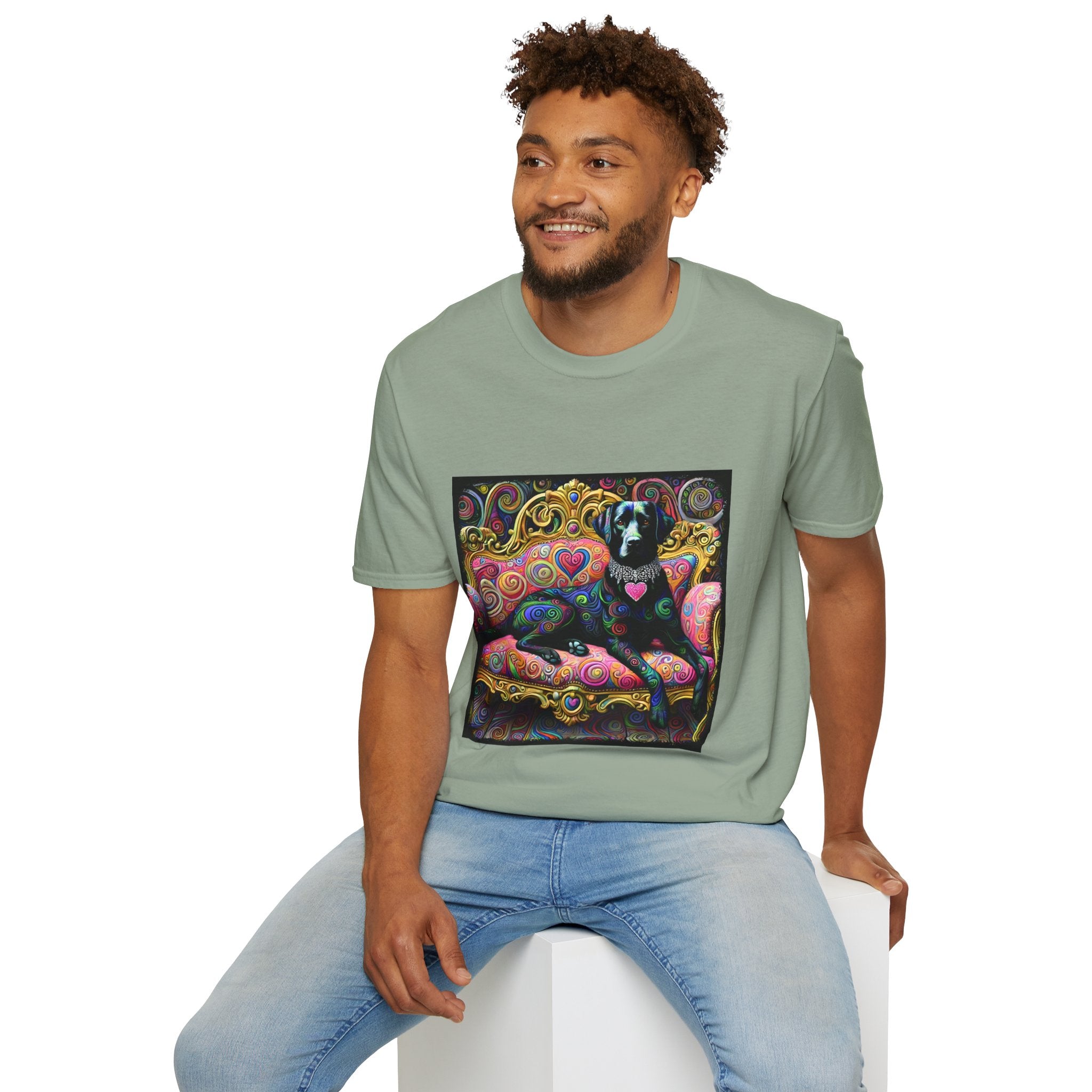 Labrador Retriever Love Swirl | Unisex Dog T-Shirt