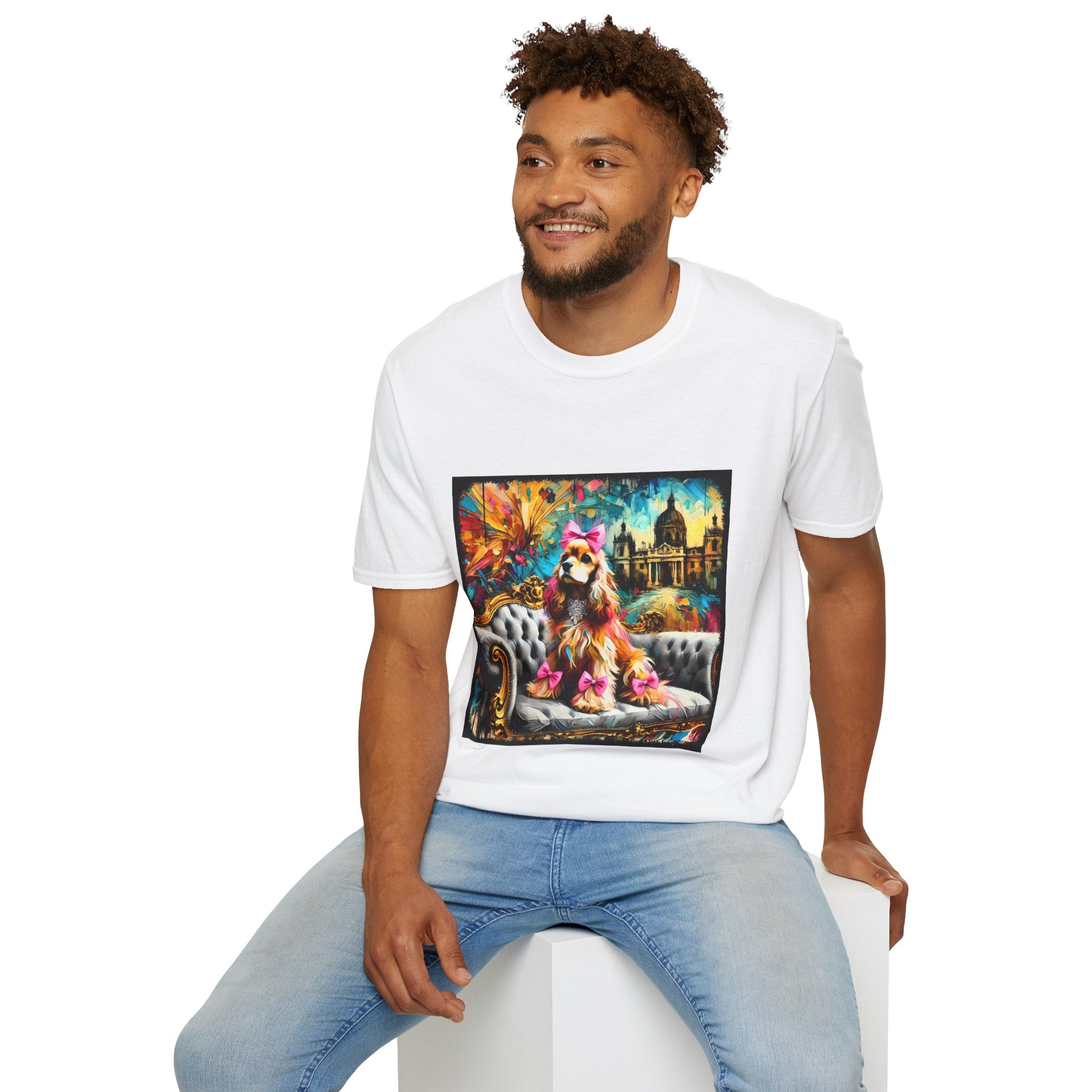 Cocker Spaniel Diamond Princess Classic | Unisex Dog T-Shirt