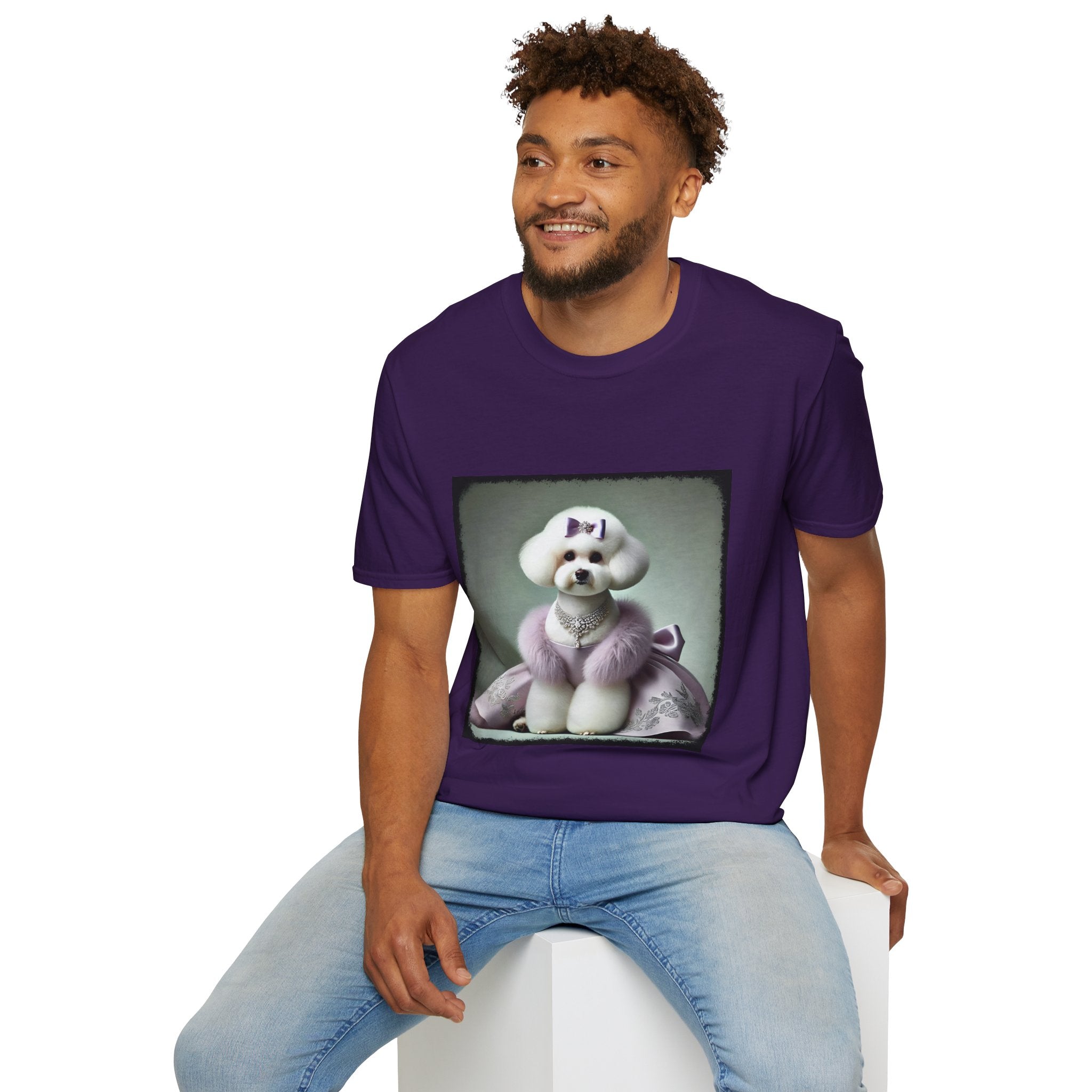 Bichon Frise Glam Girl | Unisex Dog T-Shirt