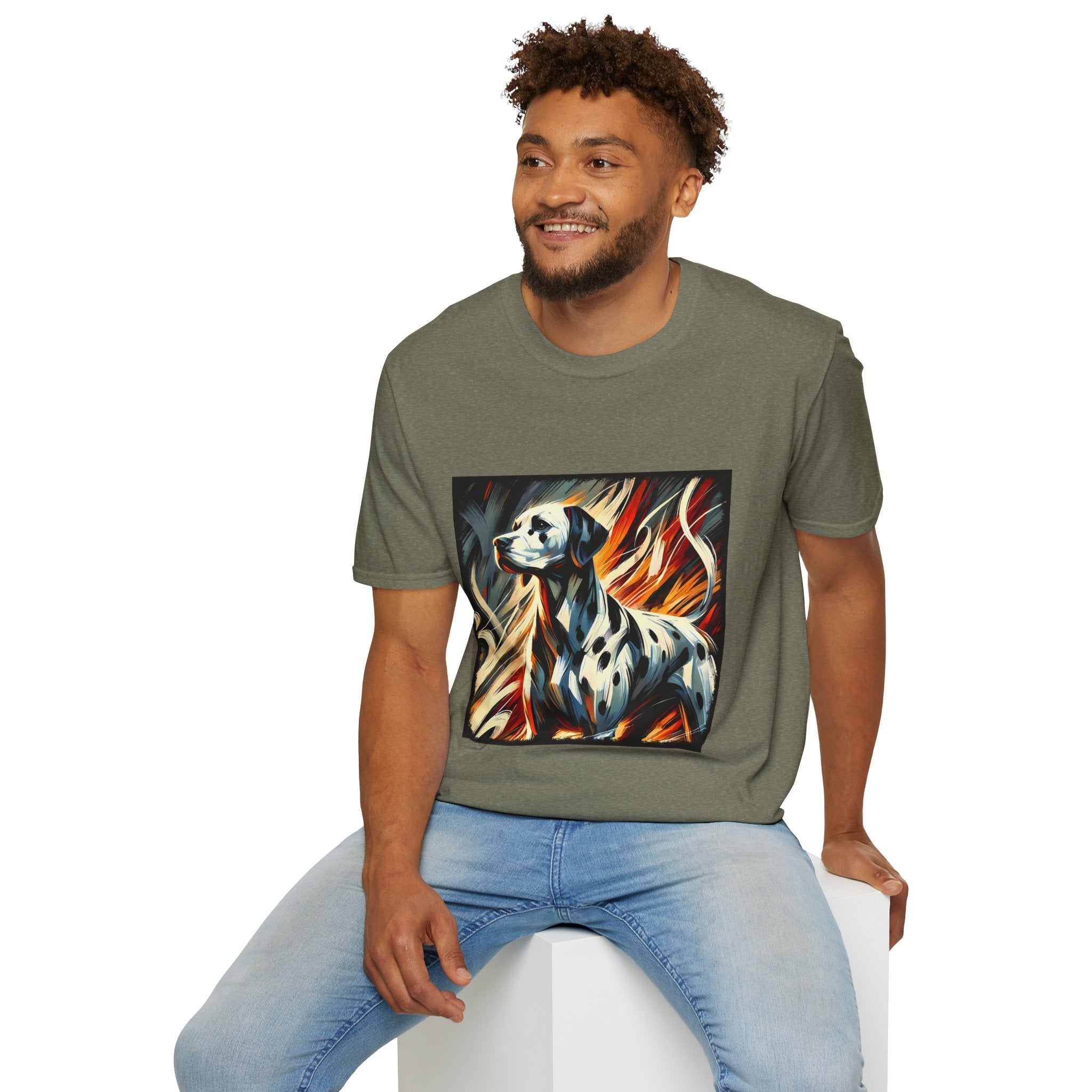 Dalmatian Bold Fire Classic | Unisex Dog T-Shirt