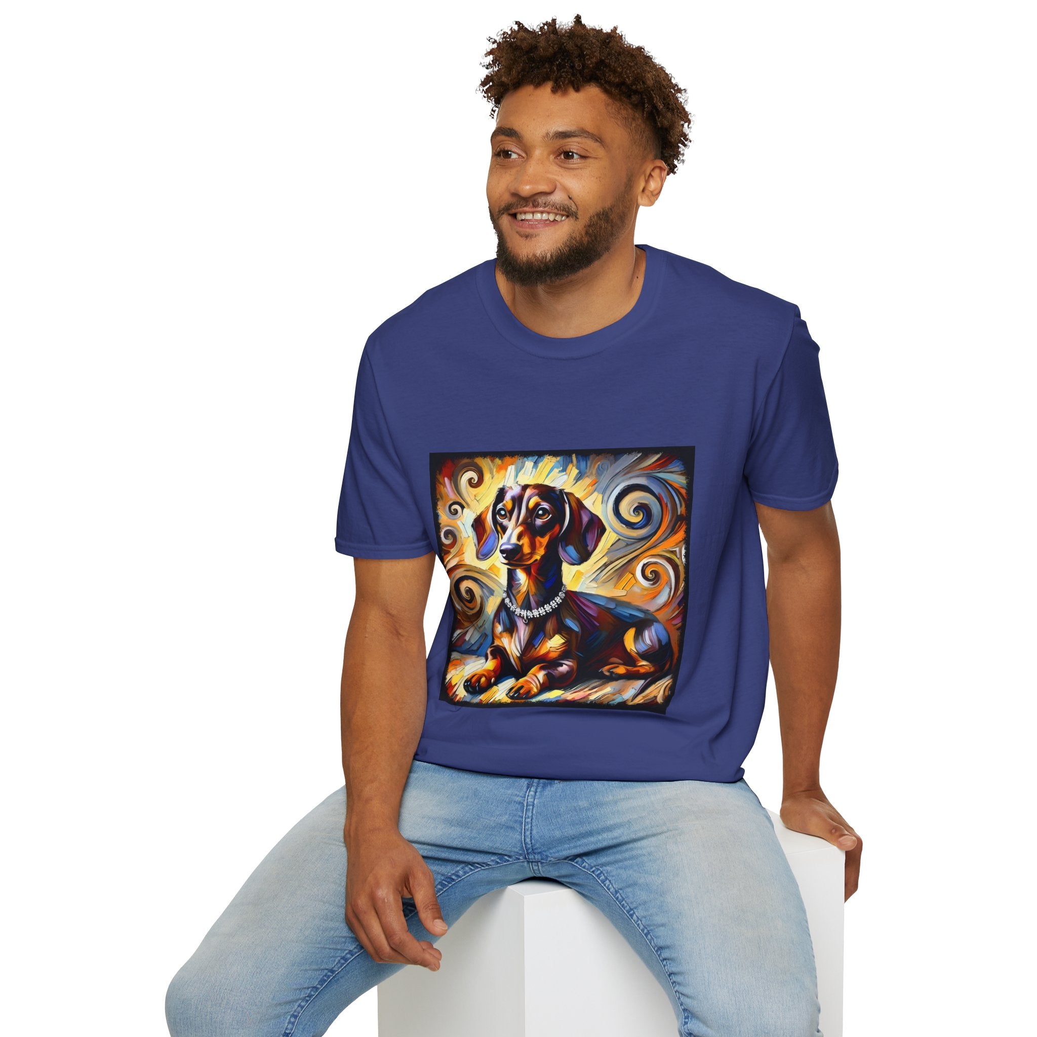 Dachshund Sun Swirl | Unisex Dog T-Shirt