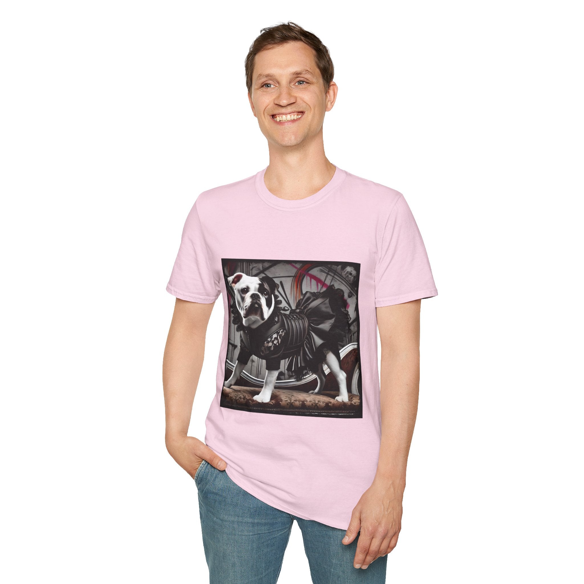 Bulldog Chic Charm | Unisex Dog T-Shirt