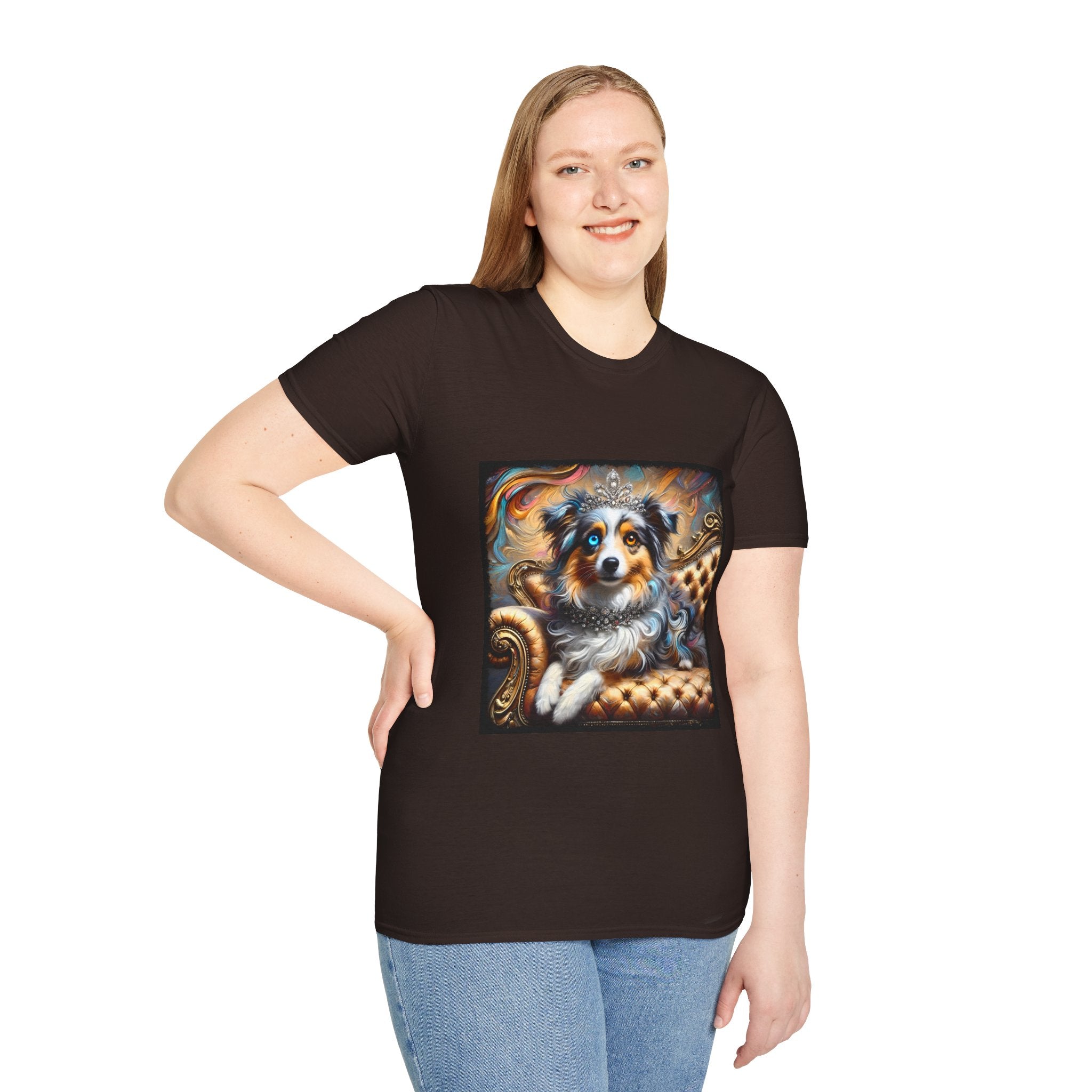 Miniature American Shepherd Stunning Swirl | Unisex Dog T-Shirt