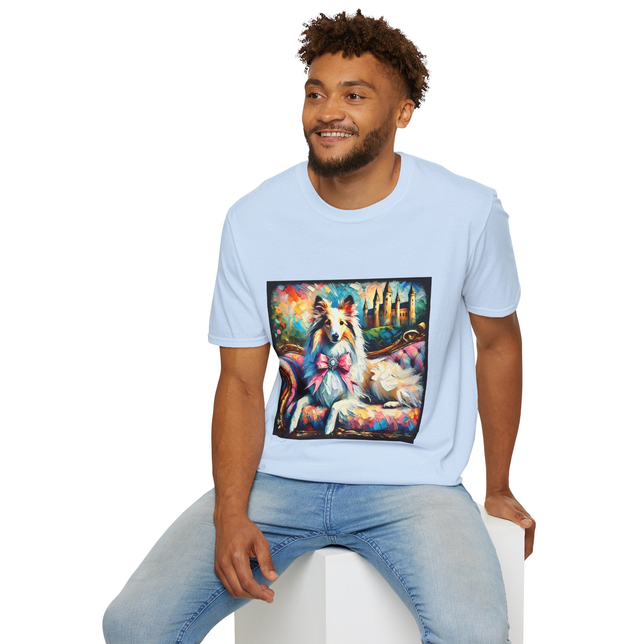Collie Diamond Princess Classic | Unisex Dog T-Shirt