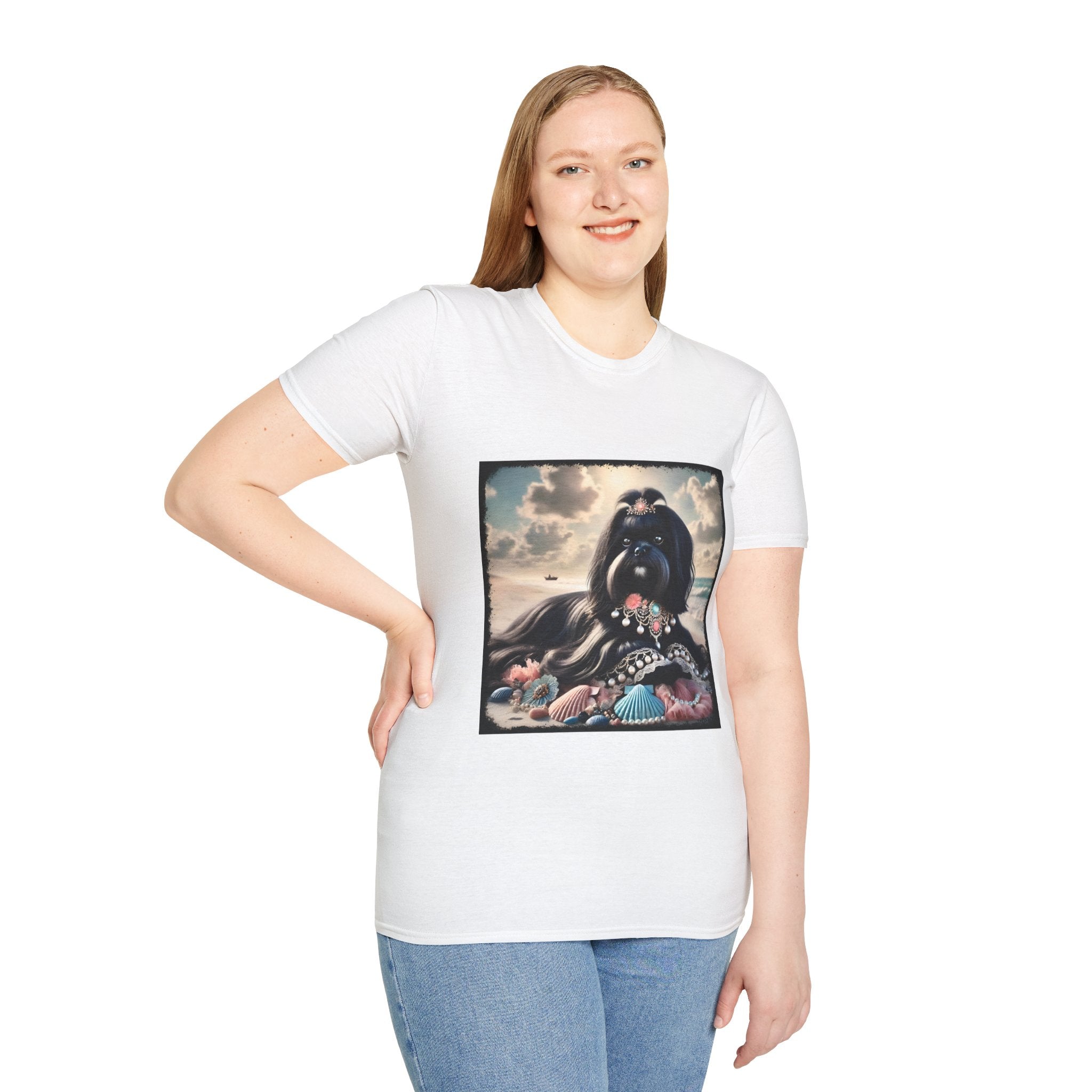 Shih Tzu Shell Chic | Unisex Dog T-Shirt