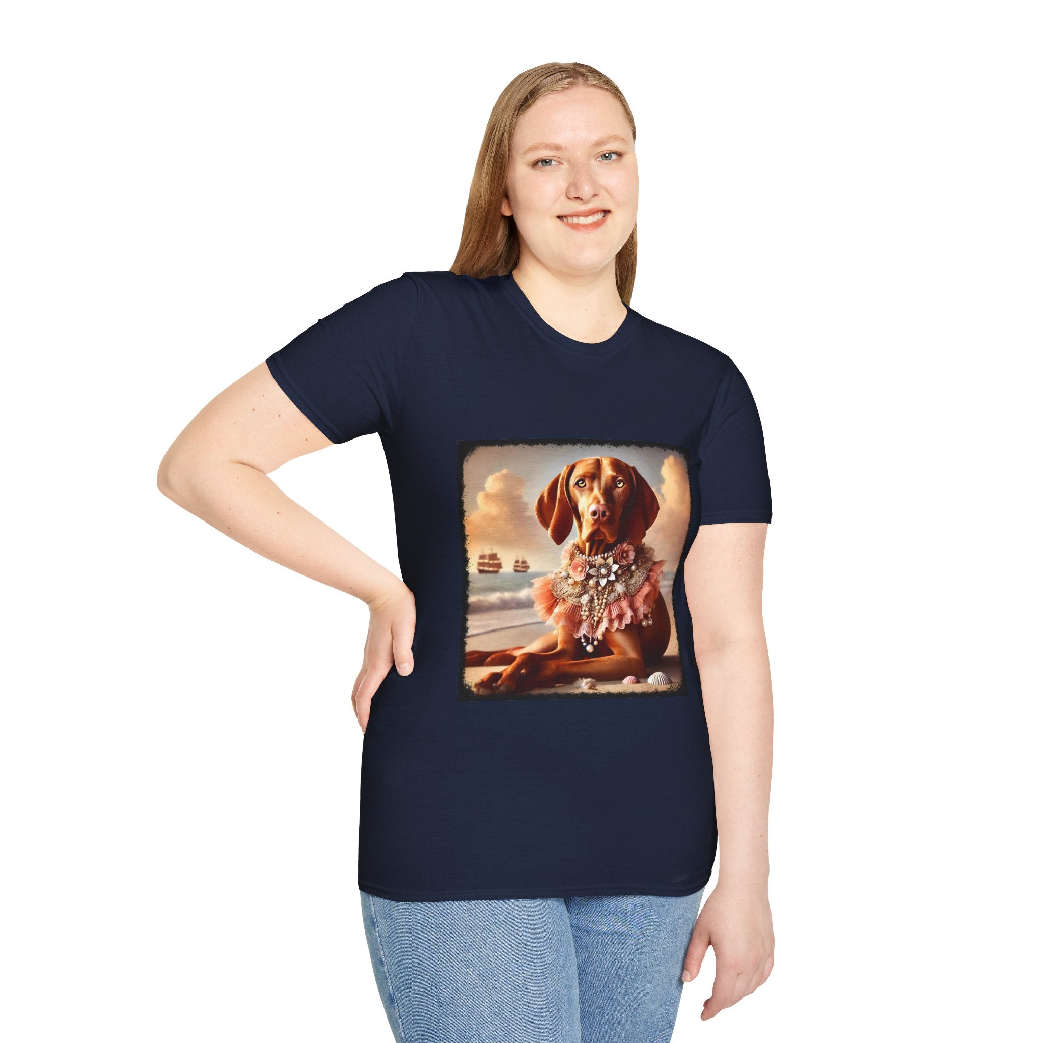 Vizsla Beach Beauty | Unisex Dog T-Shirt