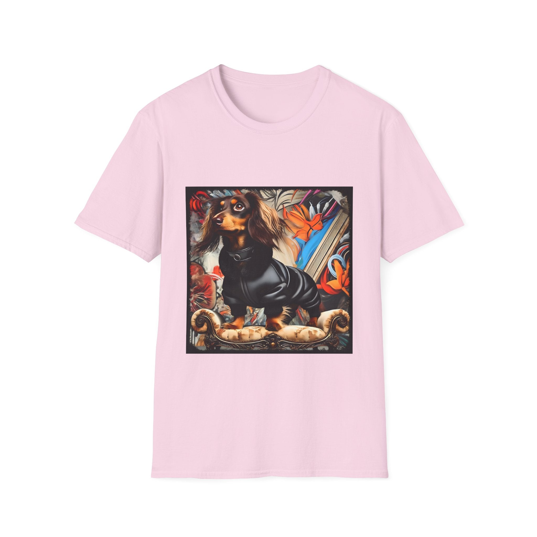 Dachshund Grunge Chic | Unisex Dog T-Shirt