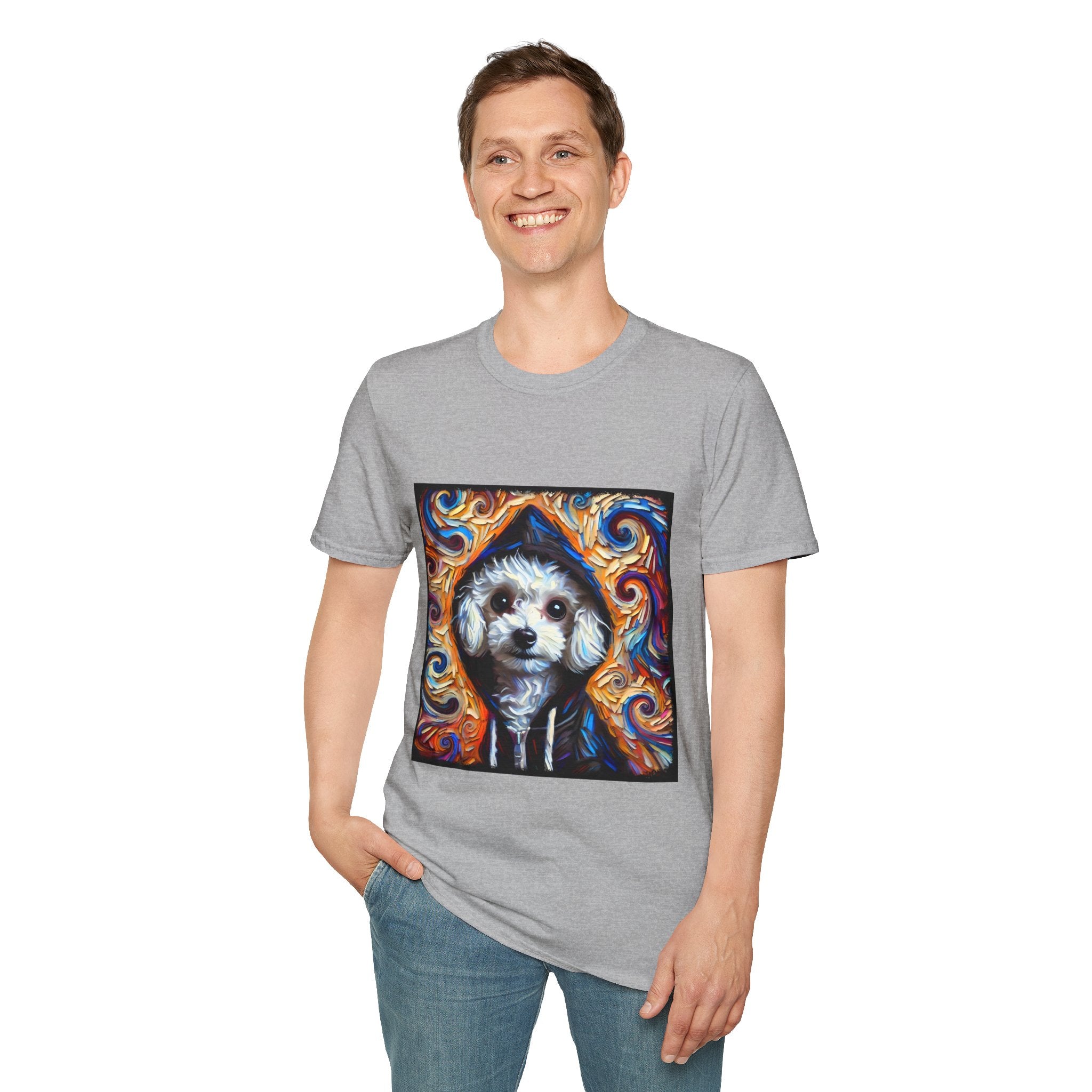 Poodle Bold Relaxed Swirl | Unisex Dog T-Shirt