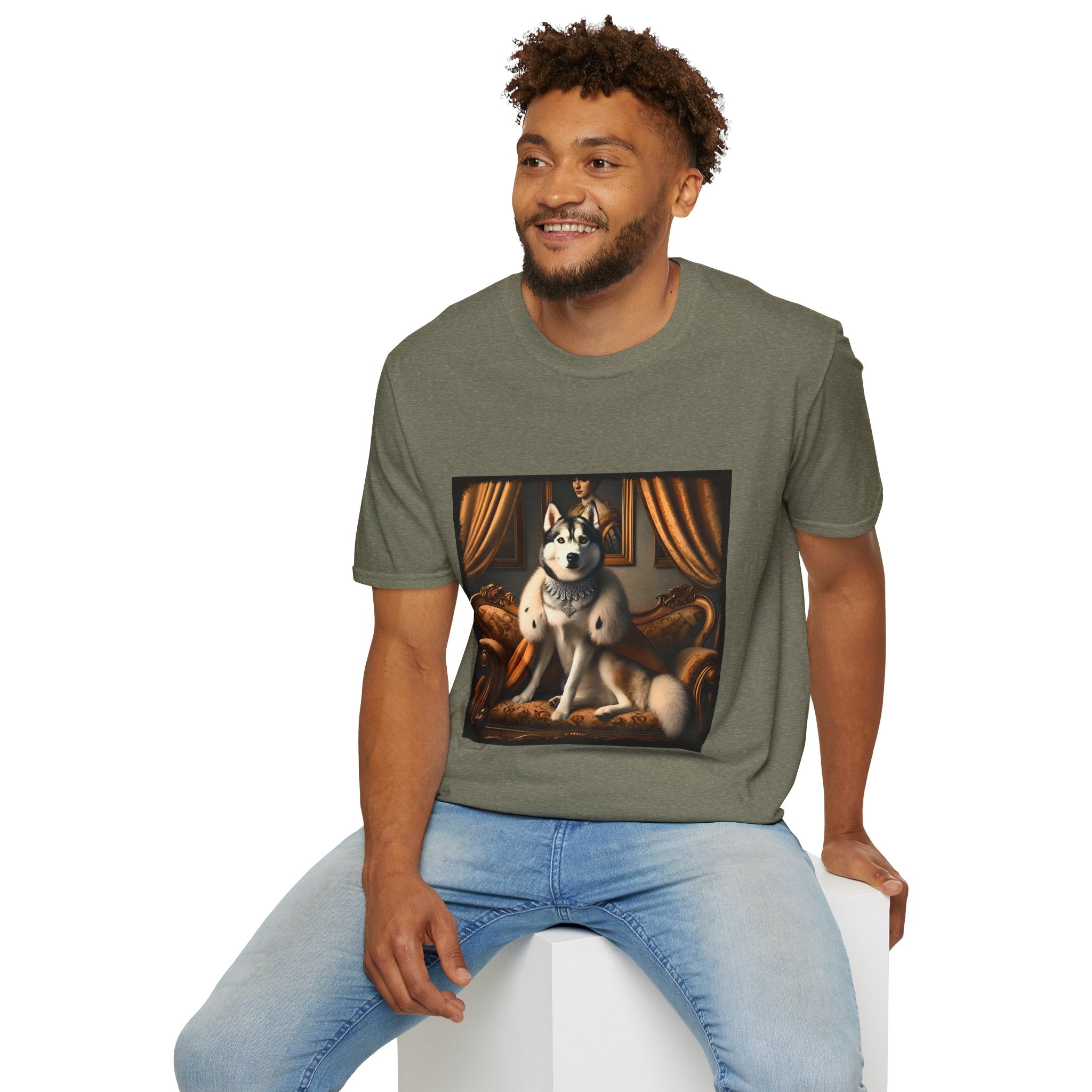 Siberian Husky Diamond Princess | Unisex Dog T-Shirt