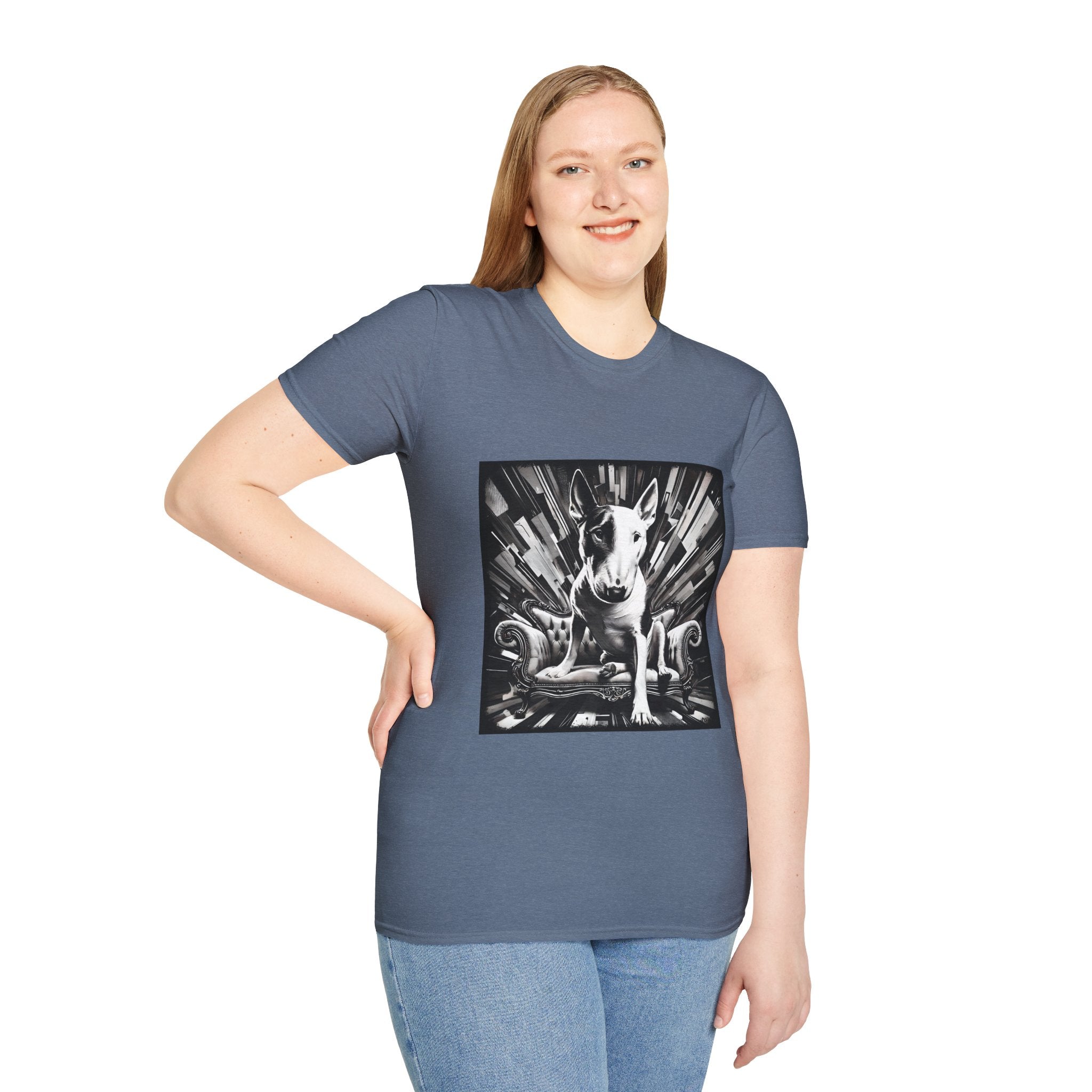 Bull Terrier B&W Bold | Unisex Dog T-Shirt