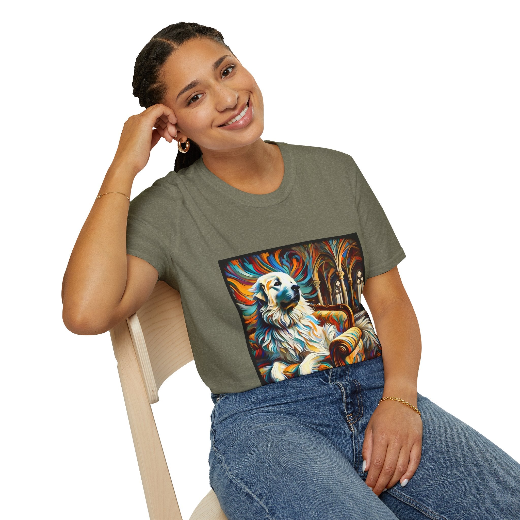 Great Pyrenees Bold Swirl | Unisex Dog T-Shirt