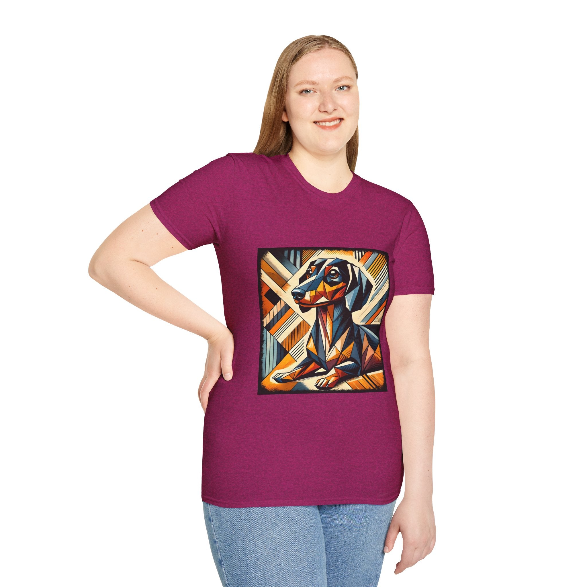 Dachshund Bold Geometric | Unisex Dog T-Shirt