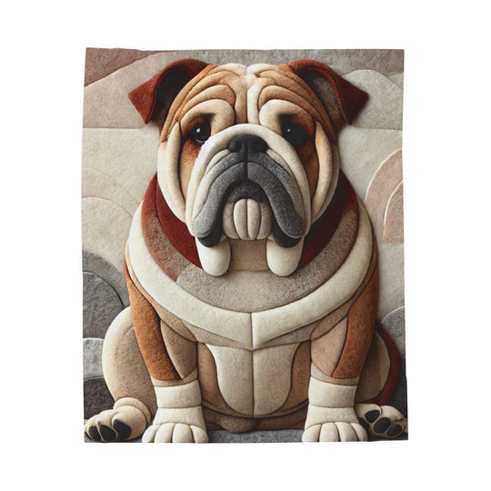 Bulldog Blanket | Cuddle Buddy Dog Lover Gift