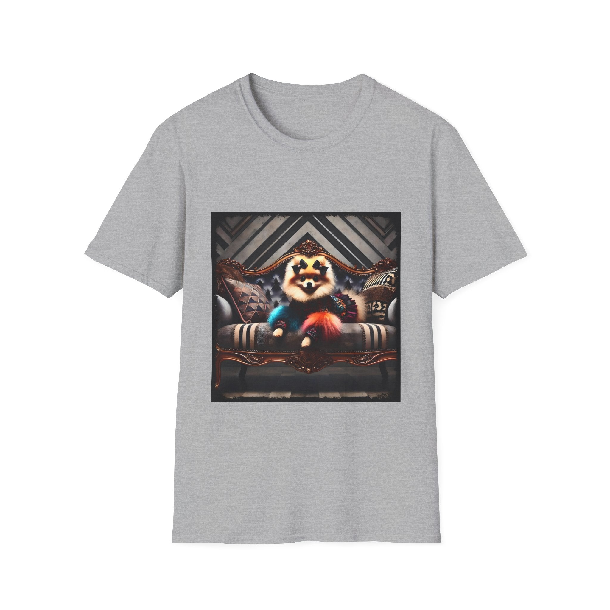 Pomeranian Fierce Fashionista | Unisex Dog T-Shirt