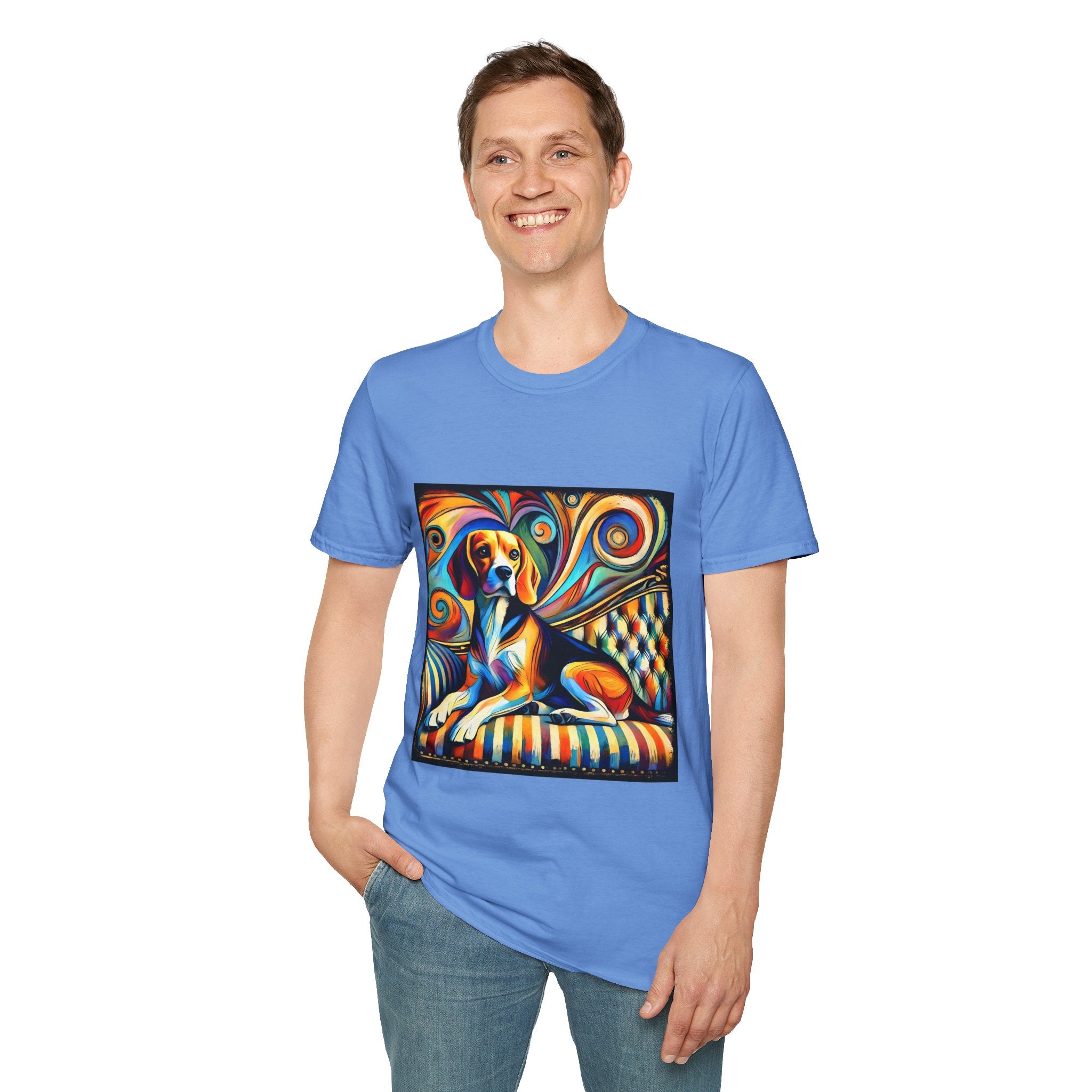 Beagle Vivid Sun Swirl  | Unisex Dog T-Shirt