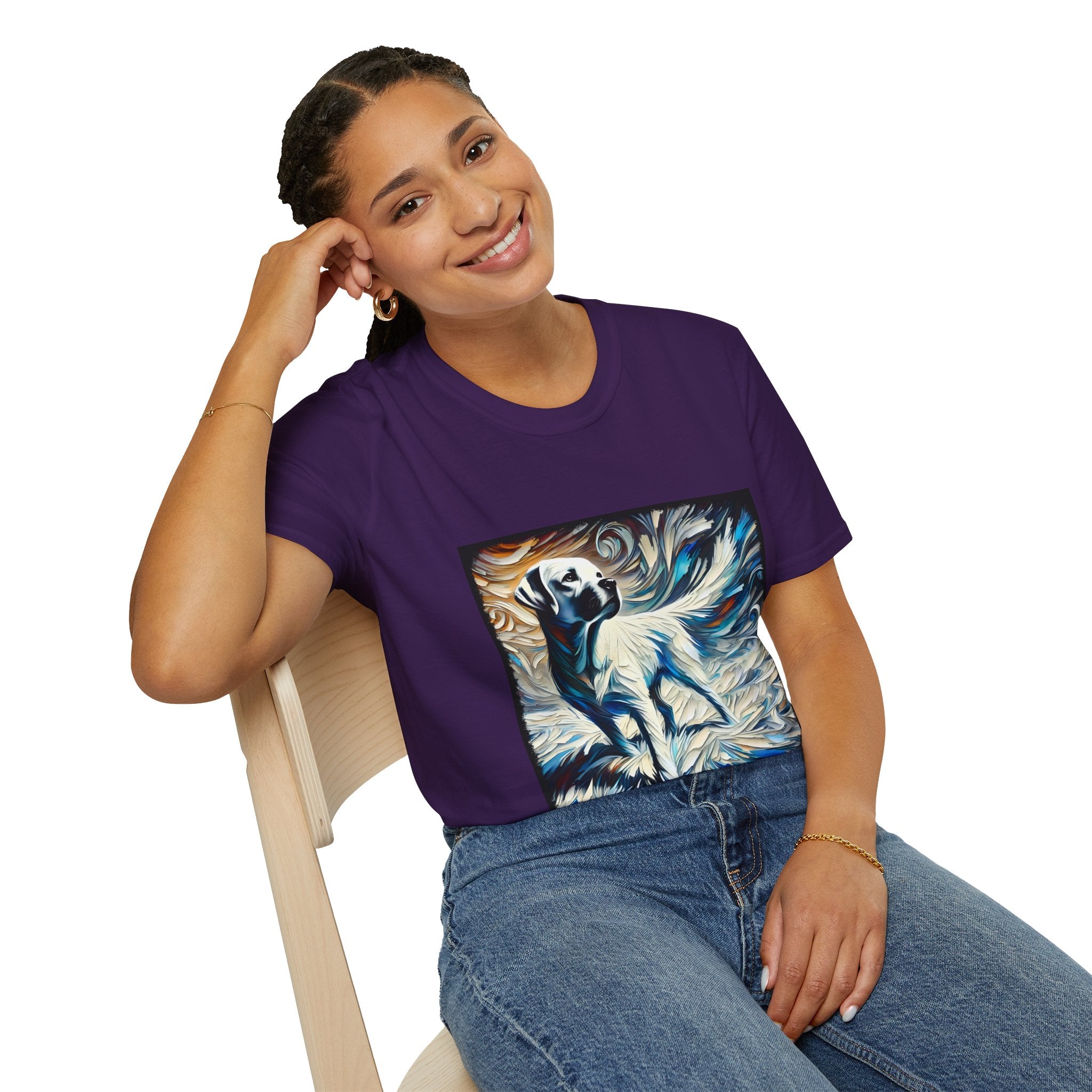 Labrador Retriever Snow Swirl | Unisex Dog T-Shirt