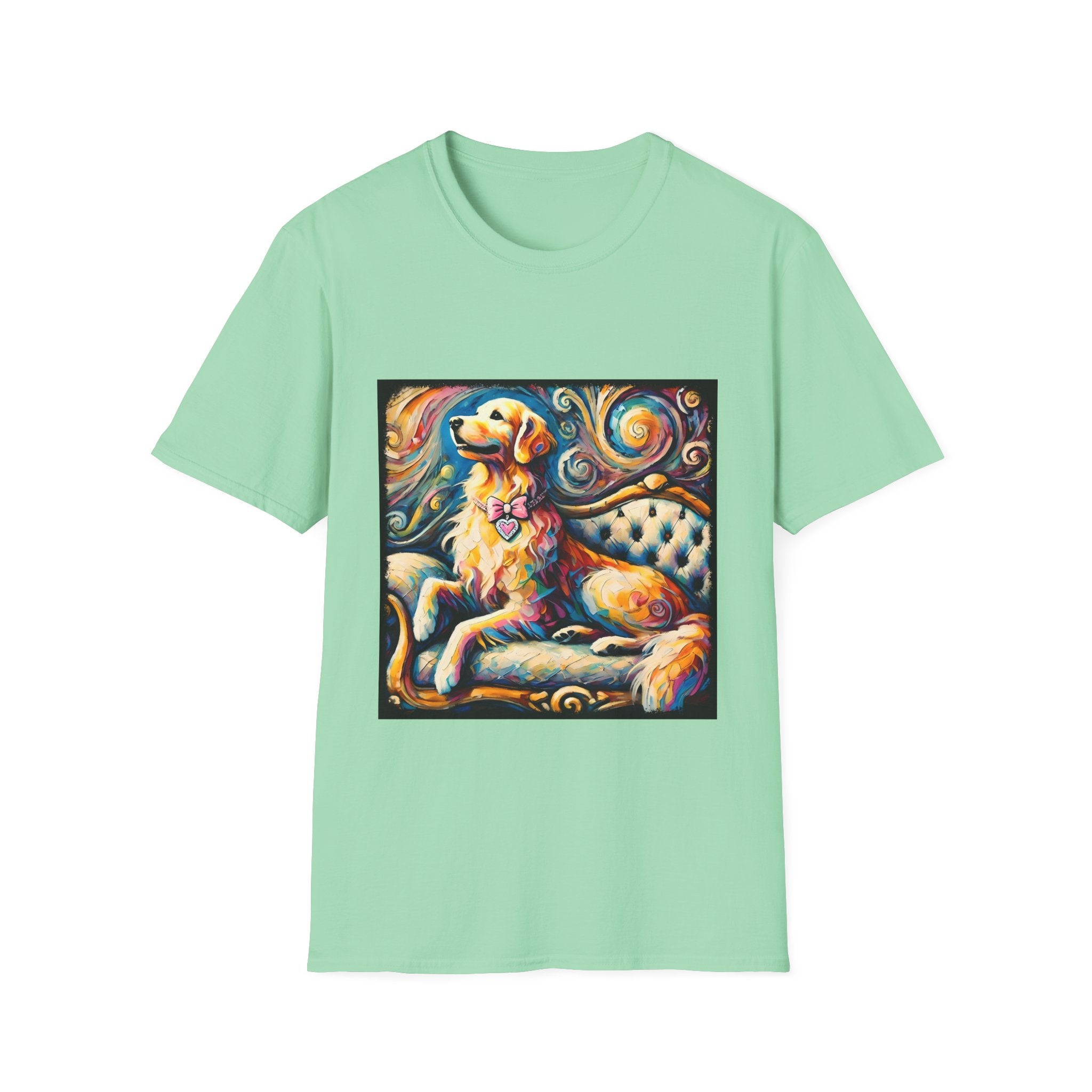 Golden Retriever Shirt | Pastel Swirl Dog Lover Tee
