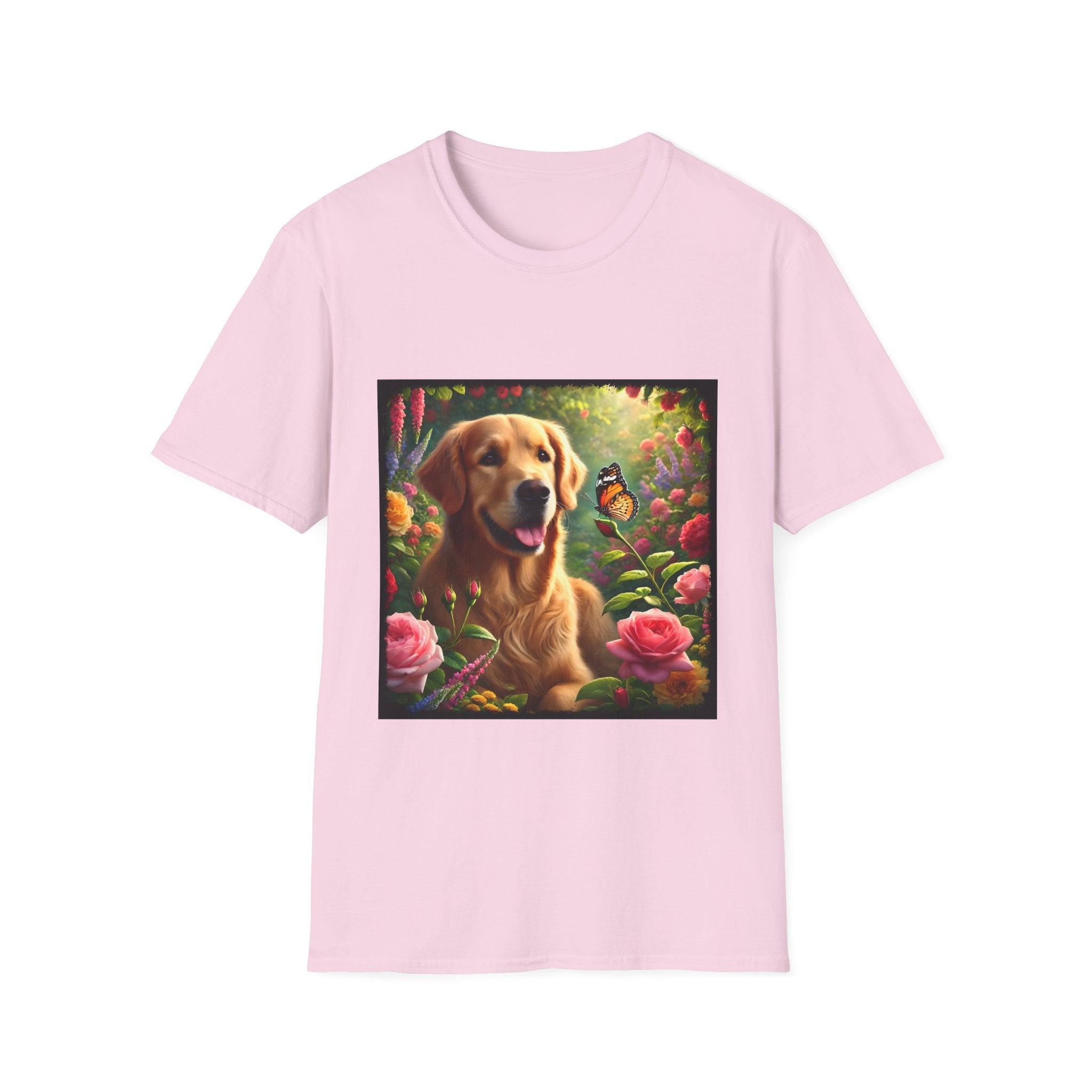 Golden Retriever Shirt | Garden Party Dog Lover Tee
