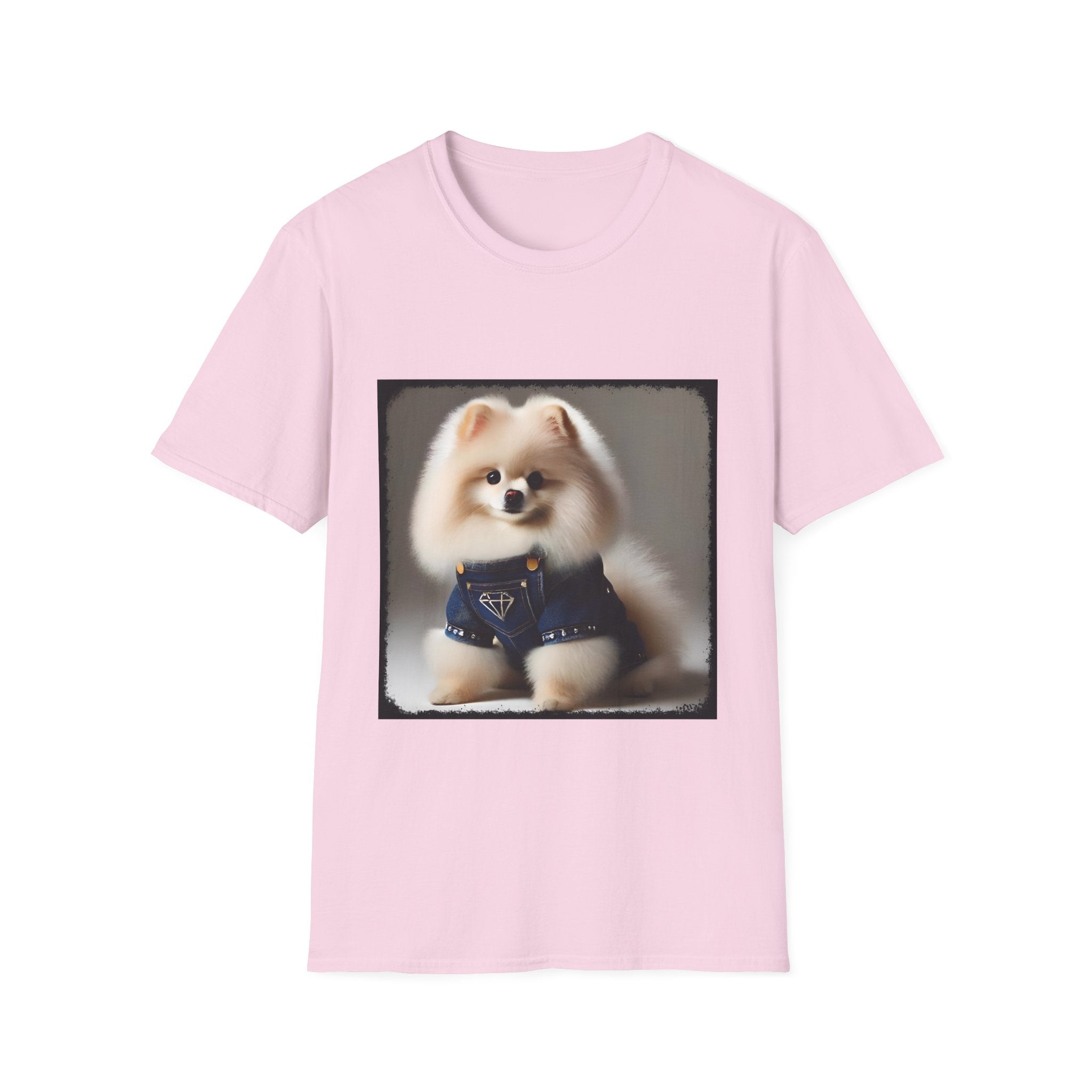 Pomeranian Pure Denim | Unisex Dog T-Shirt