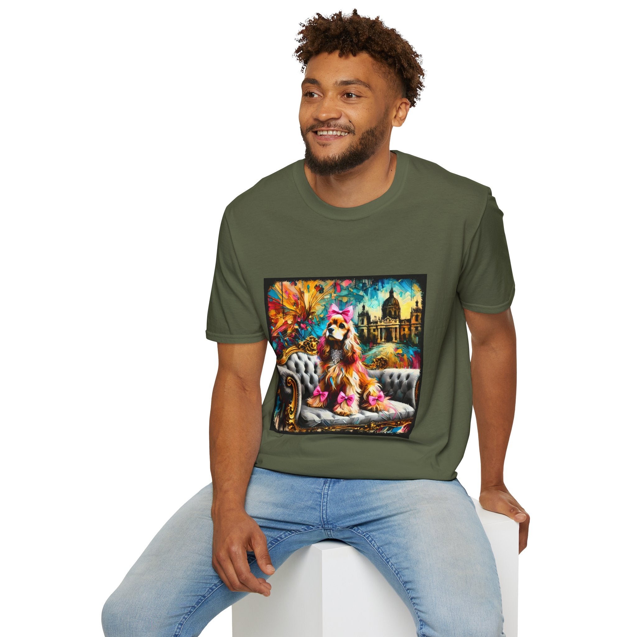 Cocker Spaniel Diamond Princess Classic | Unisex Dog T-Shirt