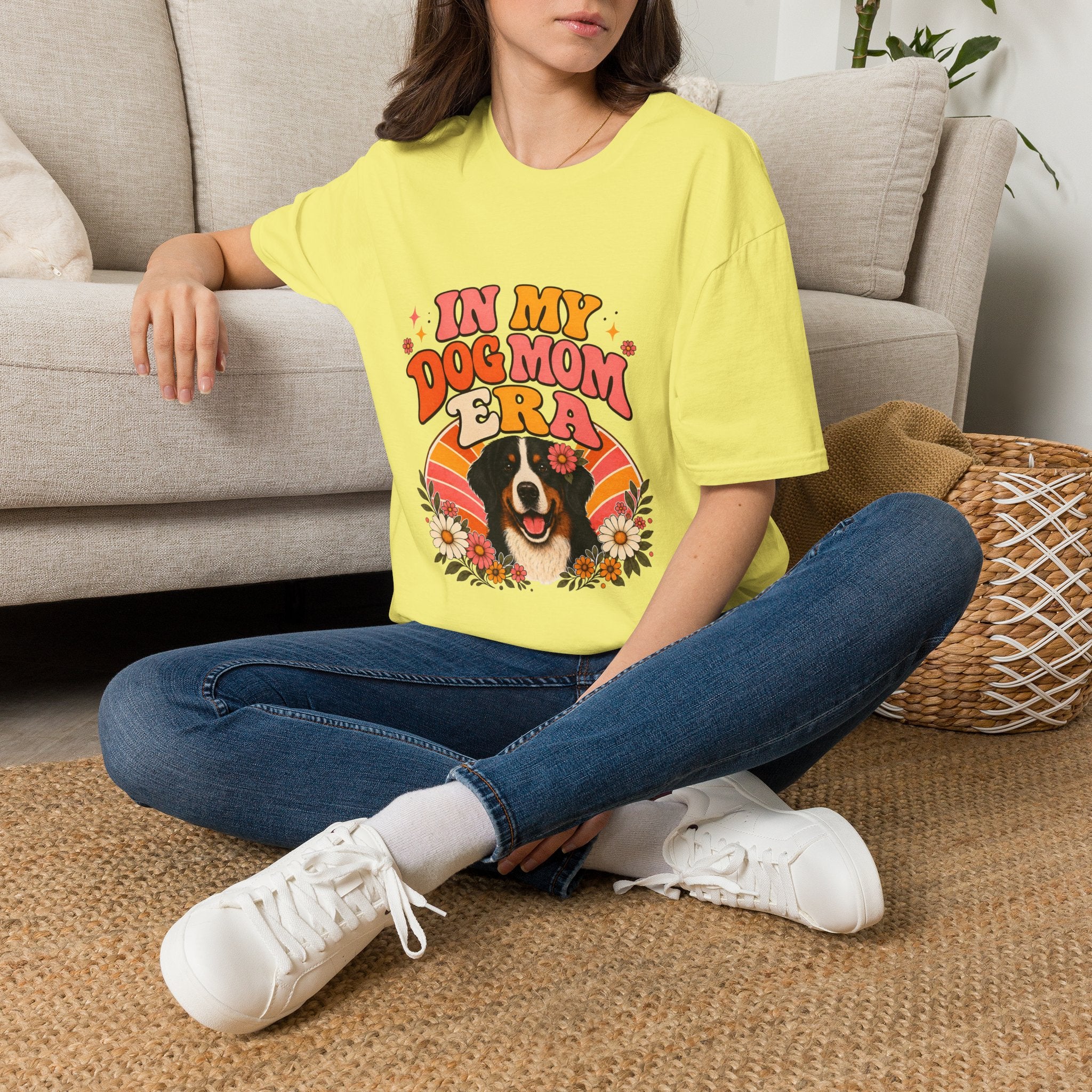 Bernese Mountain Dog Shirt | Dog Mom Era Dog Lover Tee