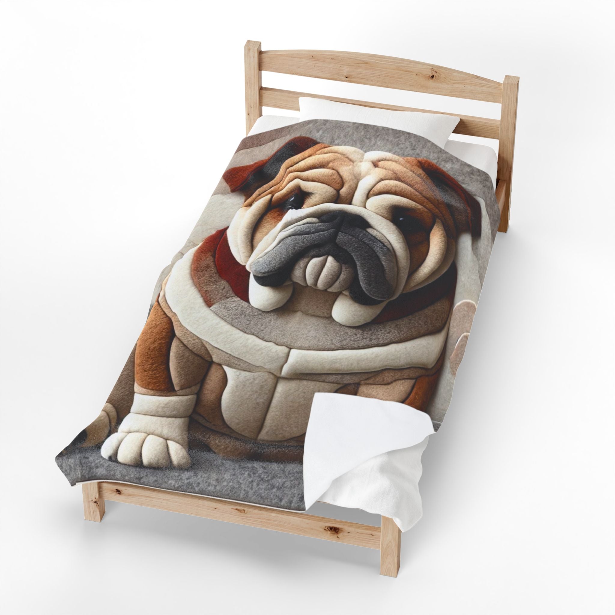 Bulldog Blanket | Cuddle Buddy Dog Lover Gift