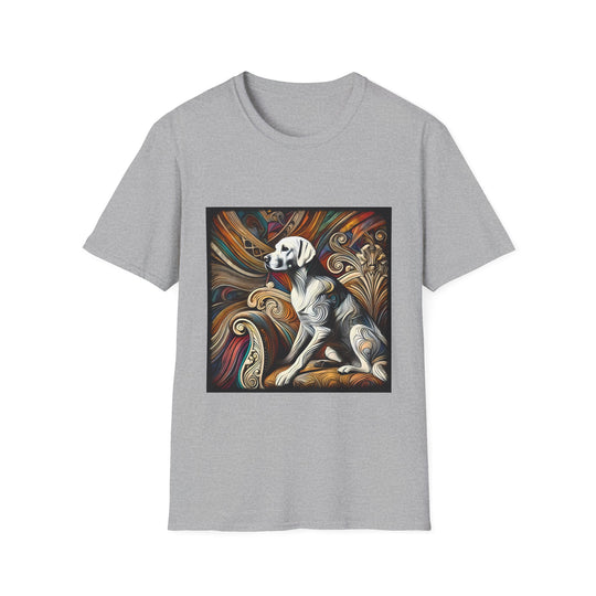 Labrador Retriever Warm Rebel design dog lover unisex t-shirt in sport grey