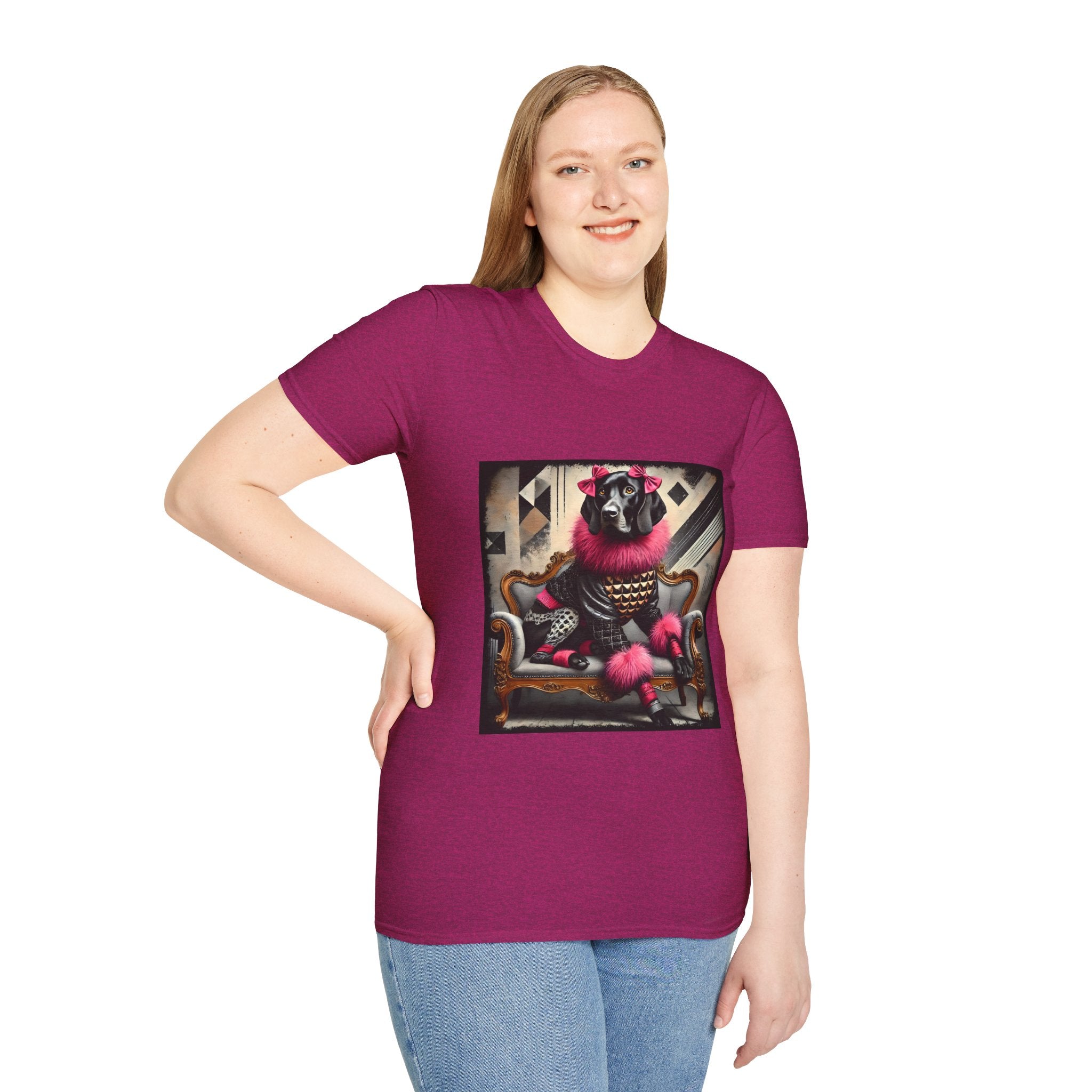 German Shorthaired Pointer Chic Rocker | Unisex Dog T-Shirt