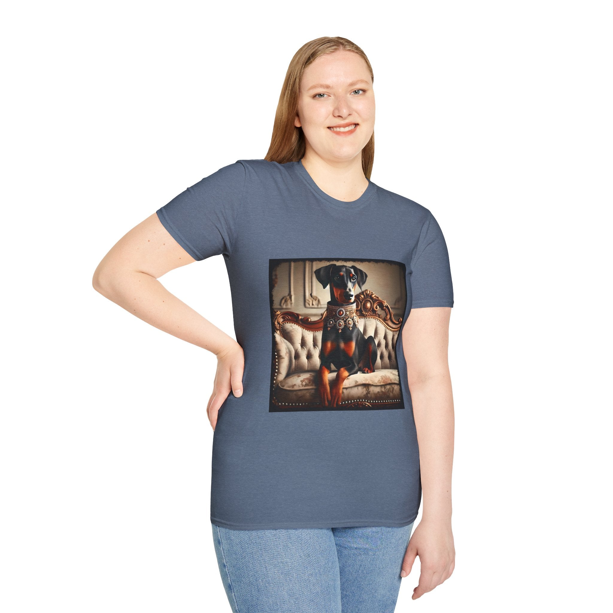 Doberman Pinscher Poised Prince | Unisex Dog T-Shirt