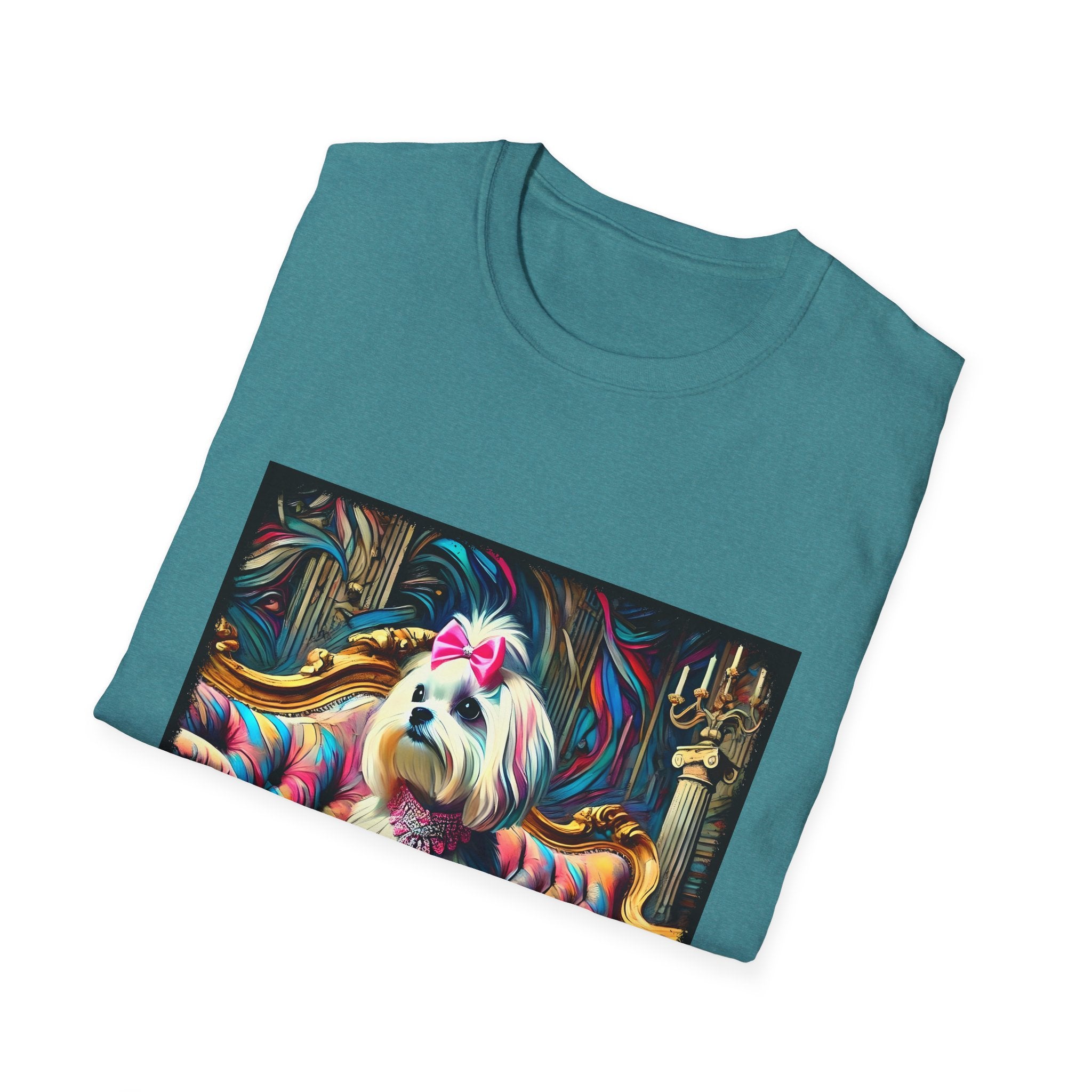 Maltese Diamond Princess Classic | Unisex Dog T-Shirt