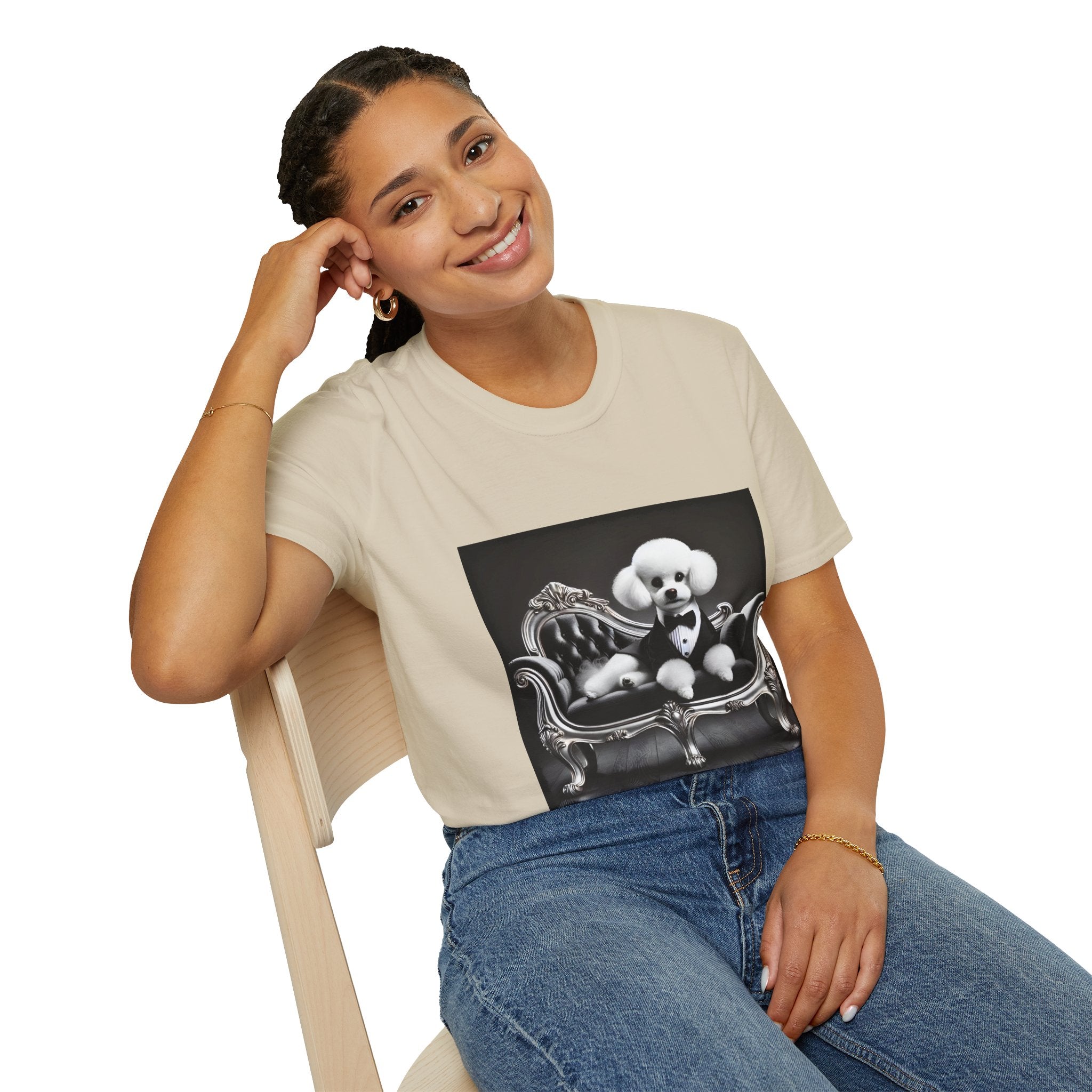 Bichon Frise Tux Luxe | Unisex Dog T-Shirt